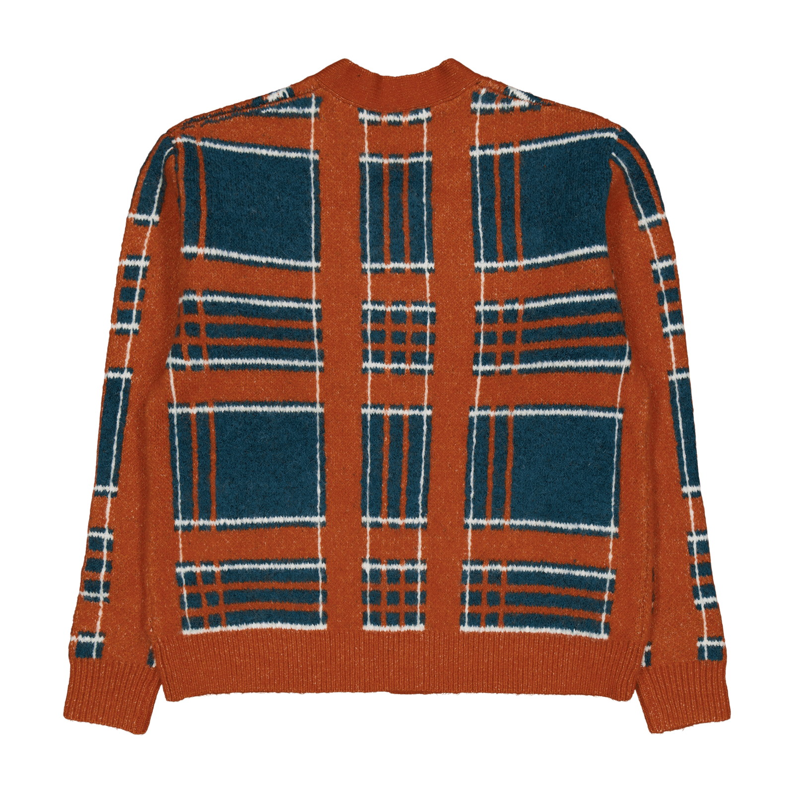 Galva Chk Cardigan Bombay Brown