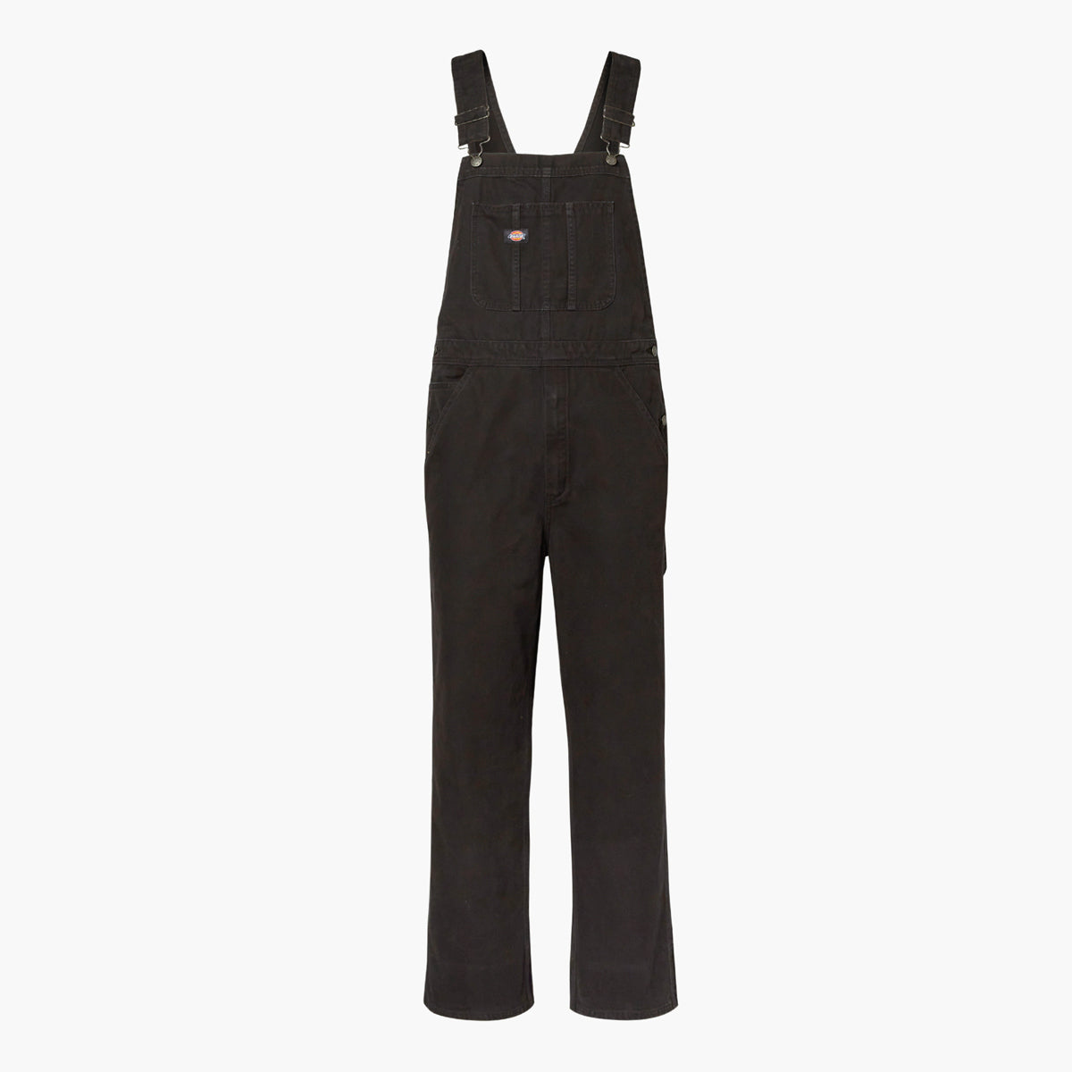 Dickies Duck Canvas Bib Stone Washed Black