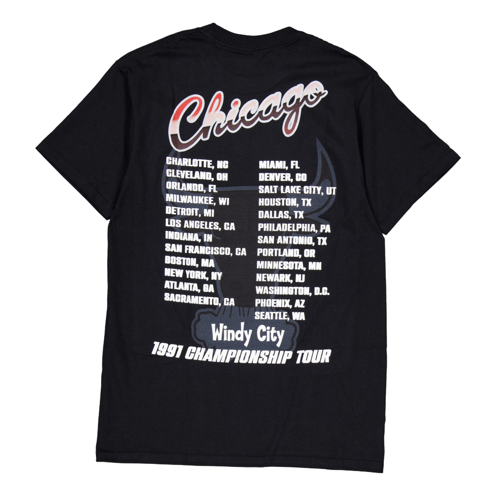 Bulls Rock On Tour Ss Tee Hwc Black