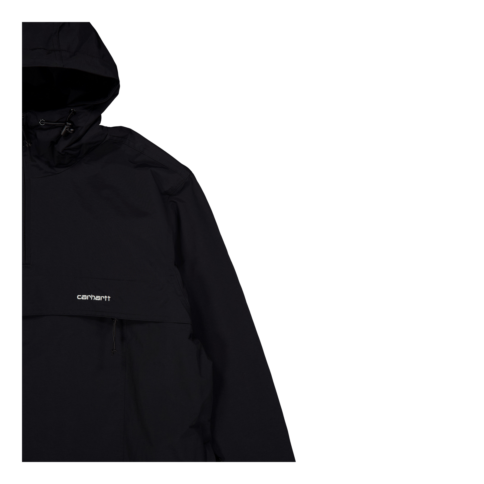 Windbreaker Pullover Black / White