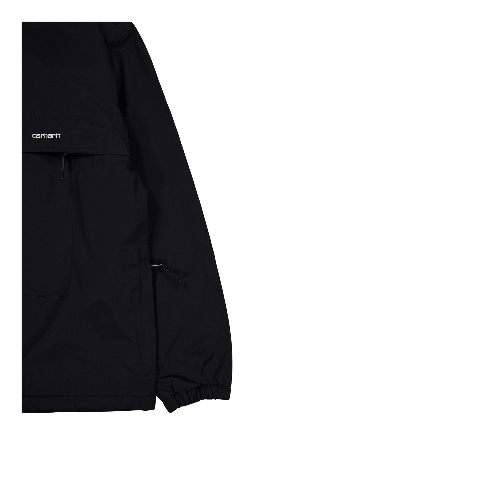 Windbreaker Pullover Black / White