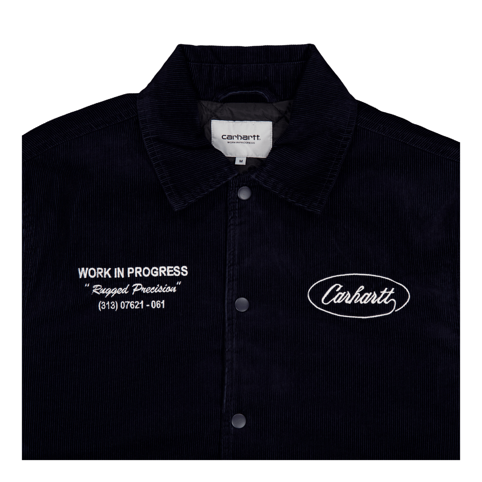 Rugged Letterman Jacket Dark Navy / Wax