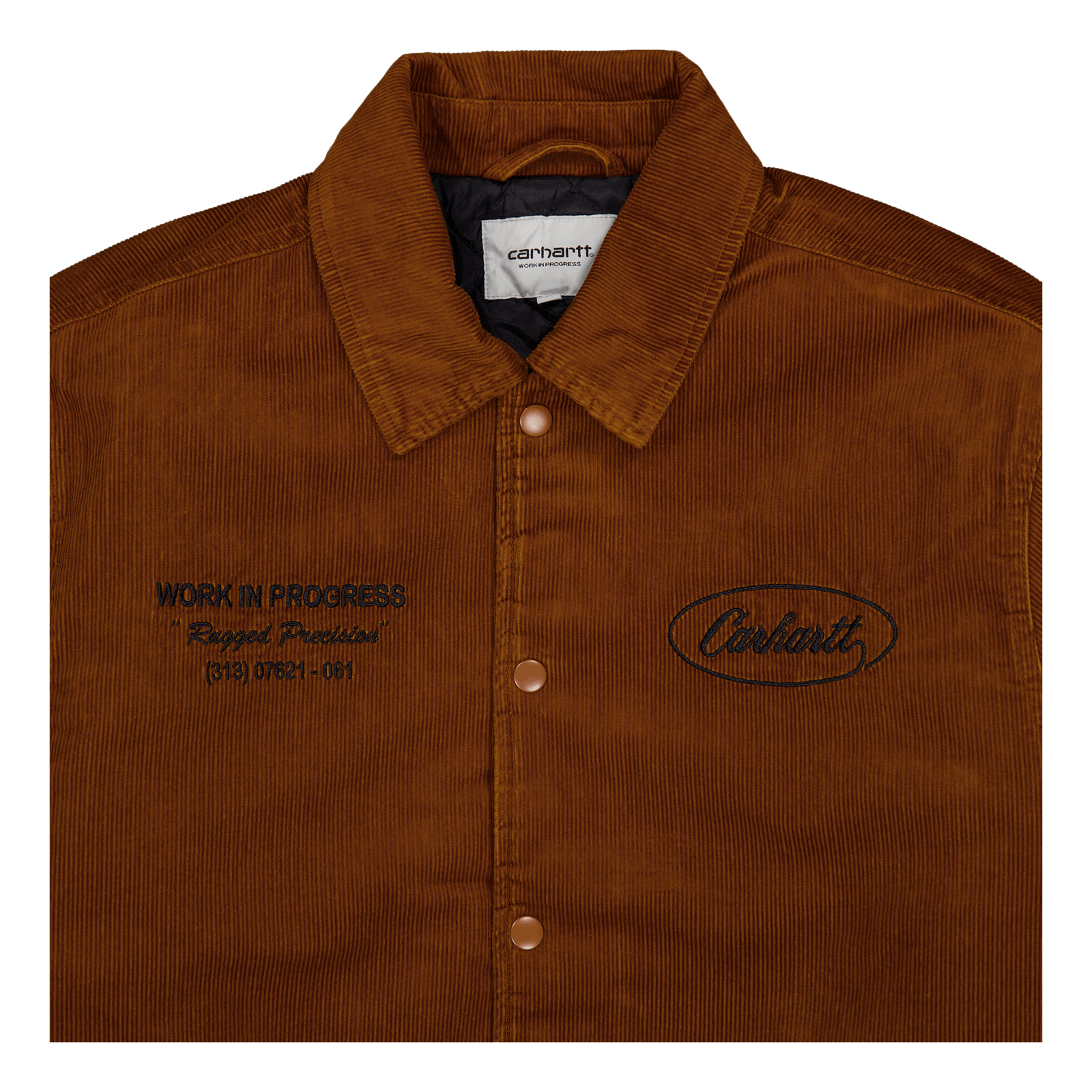 Rugged Letterman Jacket Deep H Brown / Black