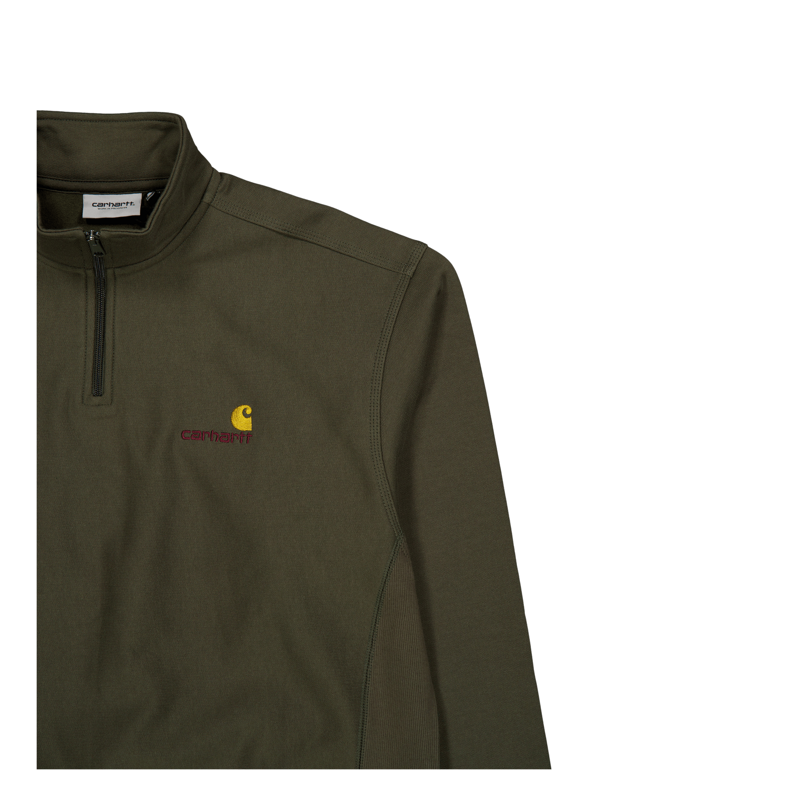 Half Zip American Script Sweat Plant