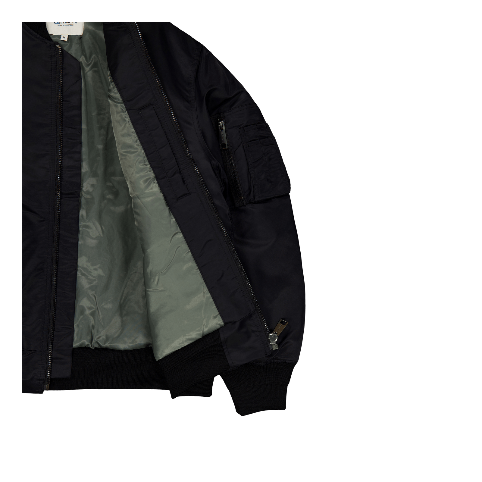 W' Olten Bomber Black / Smoke Green