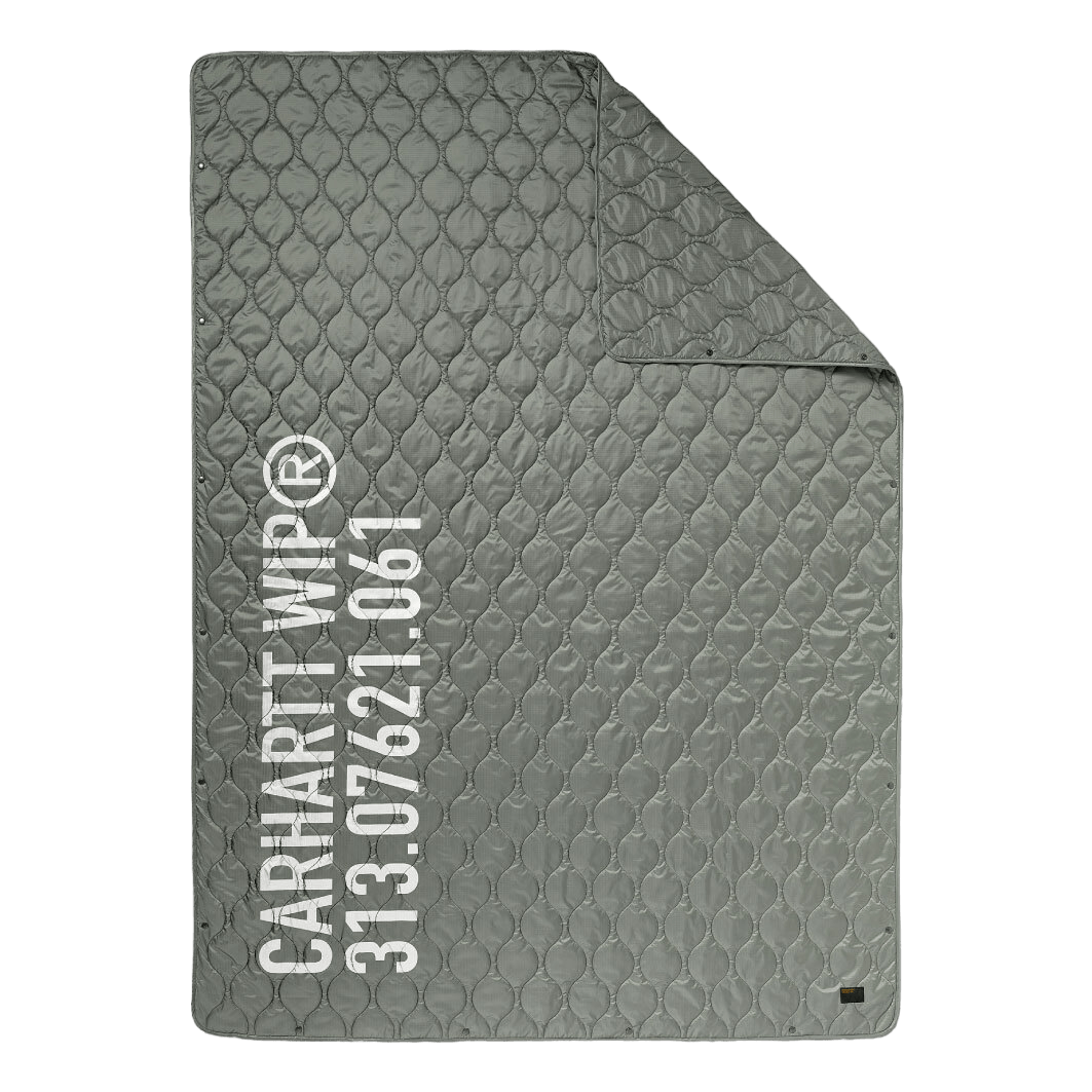 Tour Quilted Blanket Smoke Green / Reflective