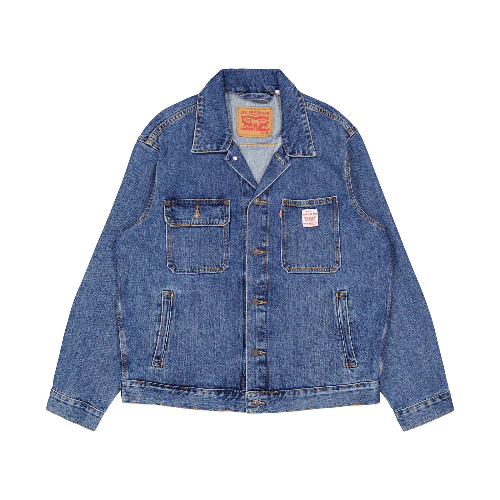 Sunrise Trucker Med Indigo - F Thrift Indigo Trucke