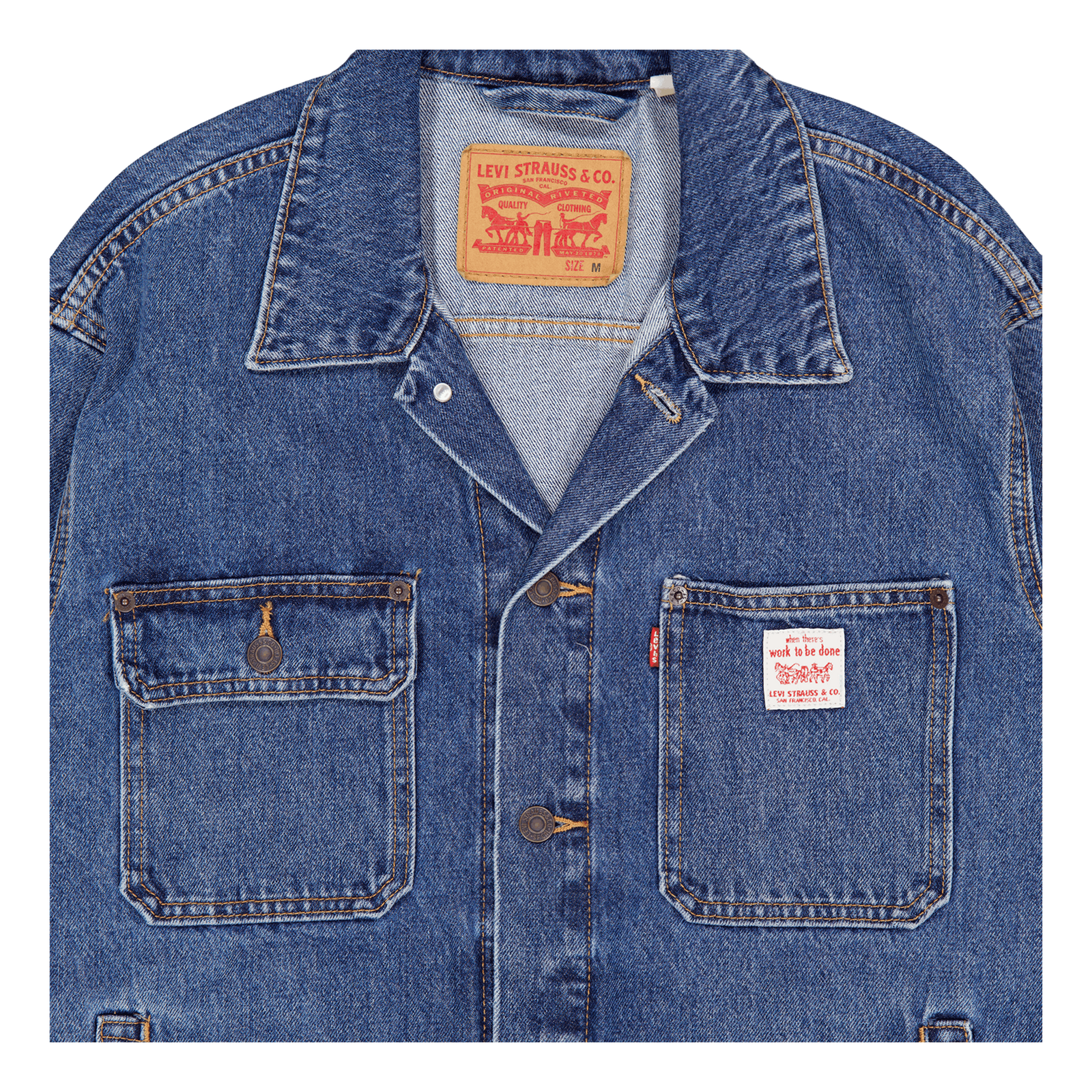 Sunrise Trucker Med Indigo - F Thrift Indigo Trucke