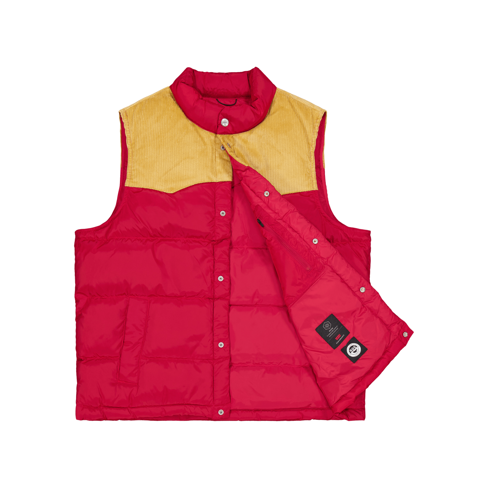 Western Super Puffer Vst Reds Rhythmic Red