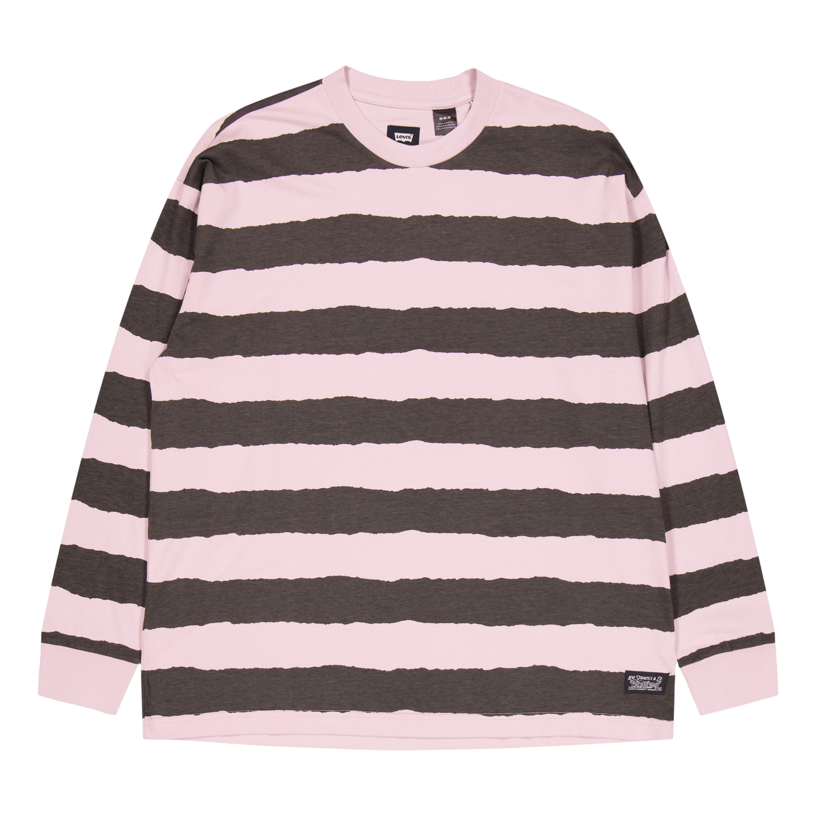 Skate Graphic Box Ls Tee Multi Torn Up Pink Black