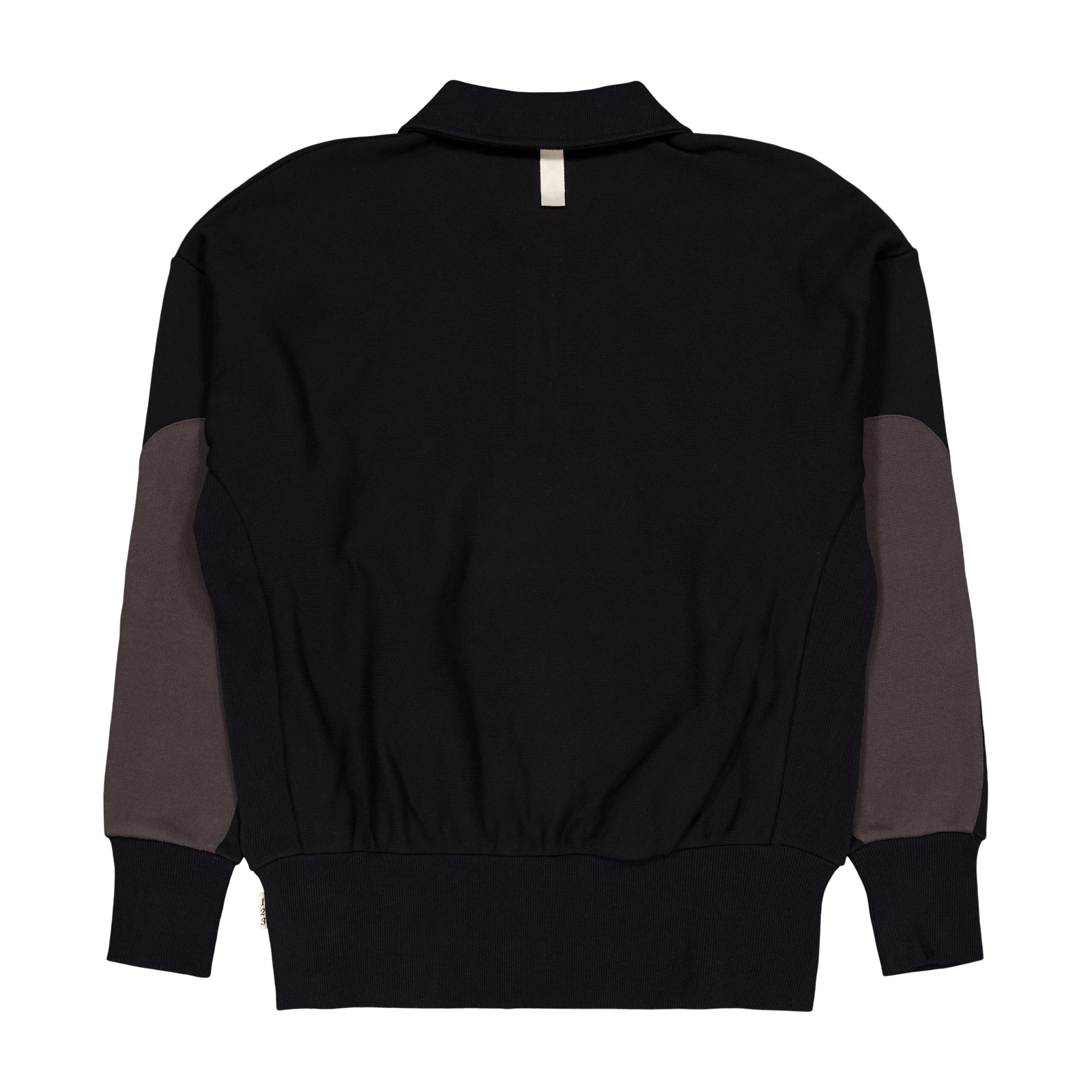 Abc. 123. Quarter Zip Sweatshi Black