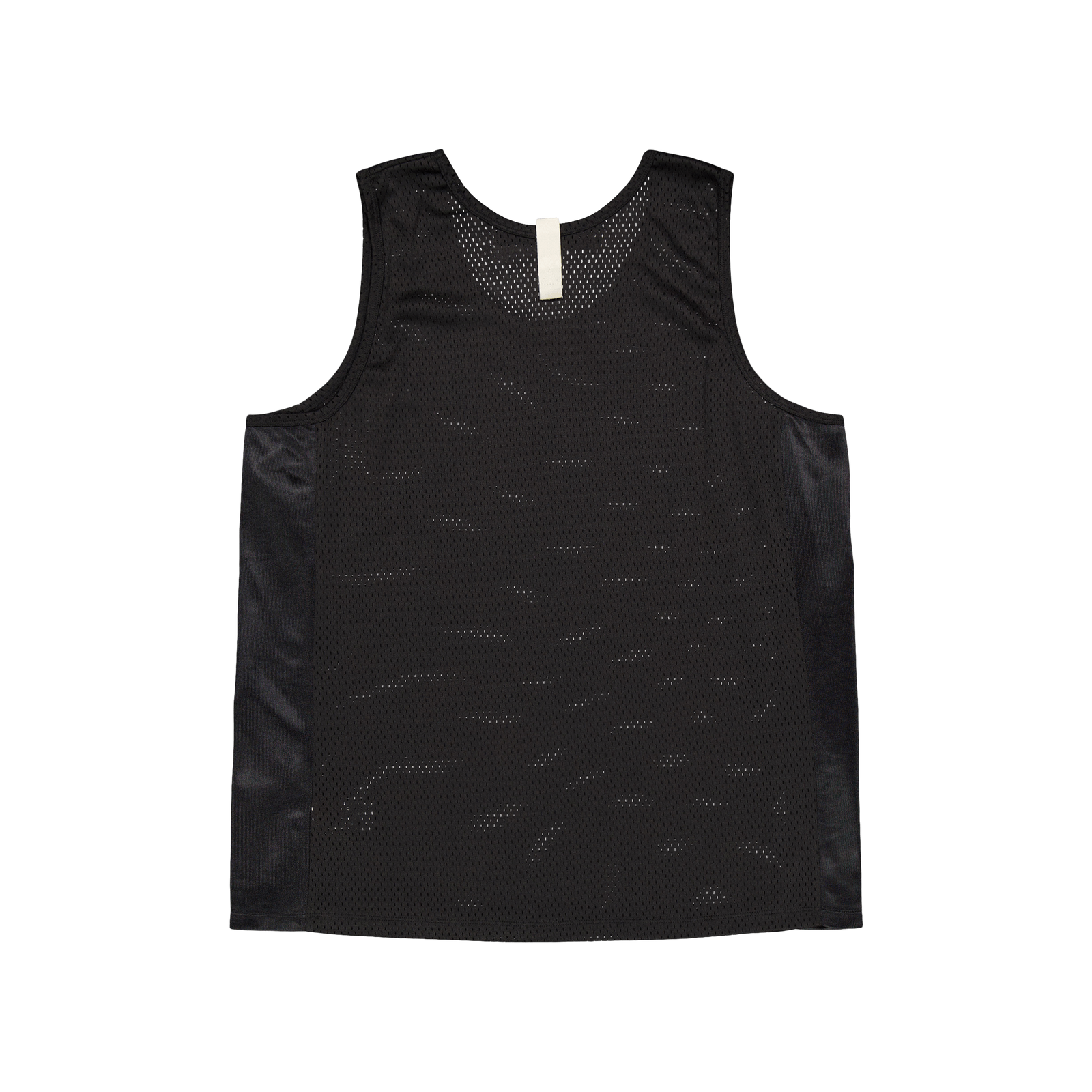 Abc. 123. Mesh Satin Tank Top Black