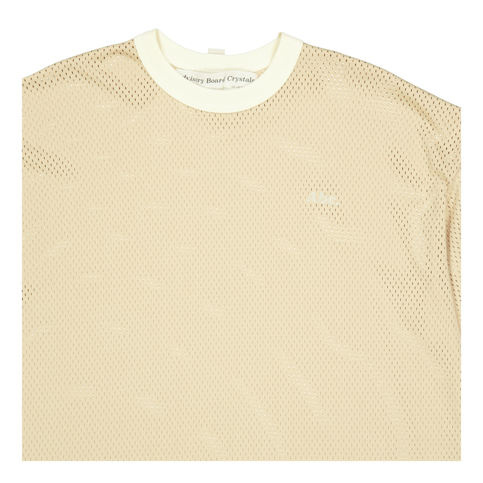 Abc. 123 Mesh Ringer T-shirt Ecru