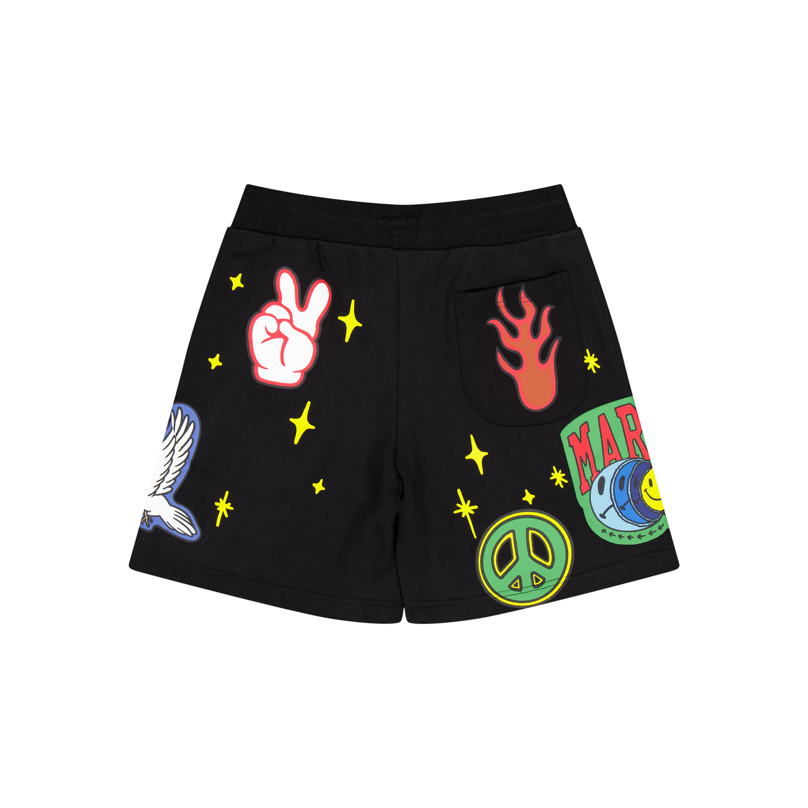 Smiley Start Within Stars Swea Black