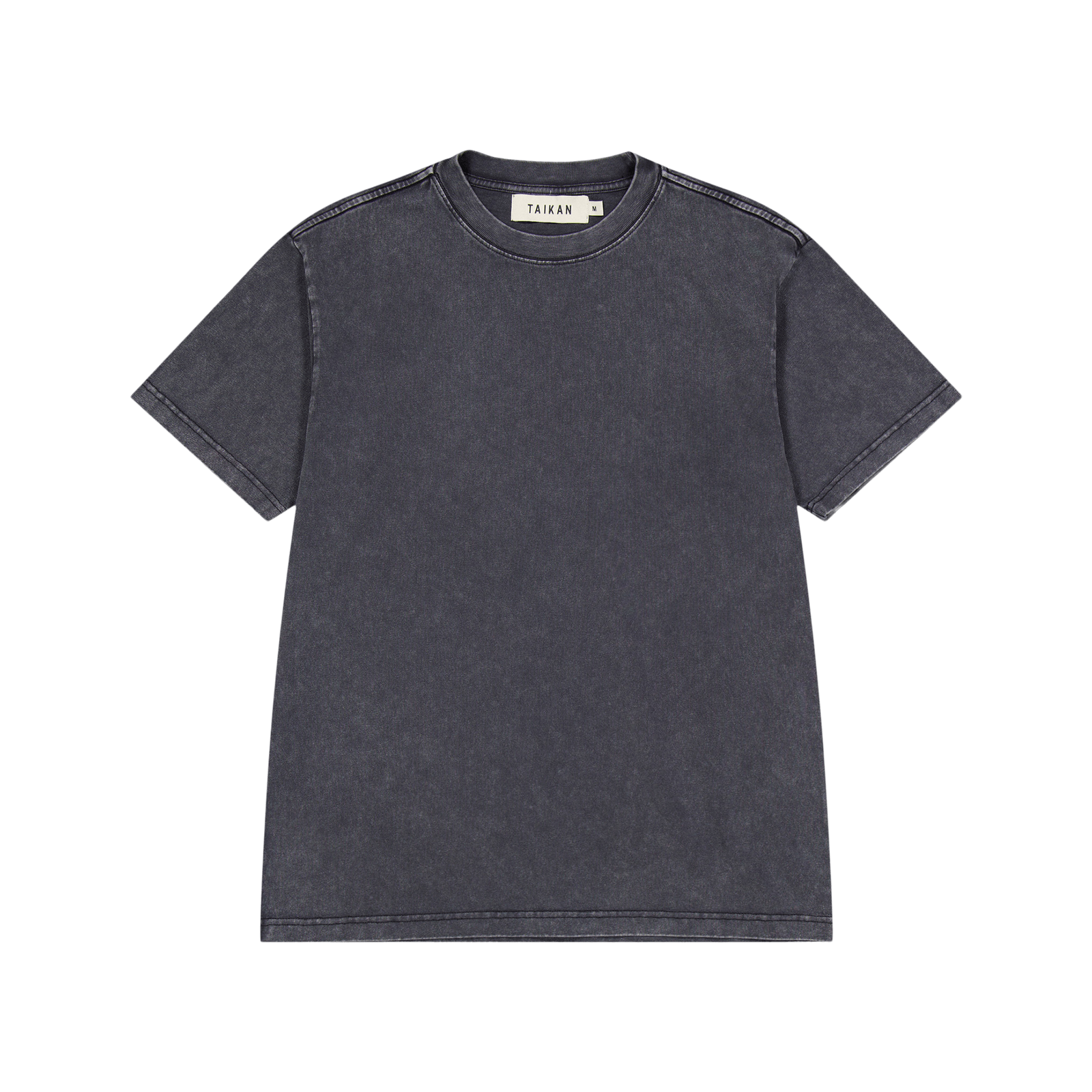 Heavyweight S/s T-black Acid Black Acid