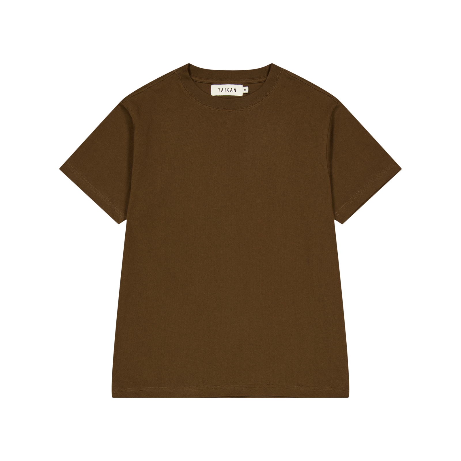 Heavyweight S/s T-brown Brown
