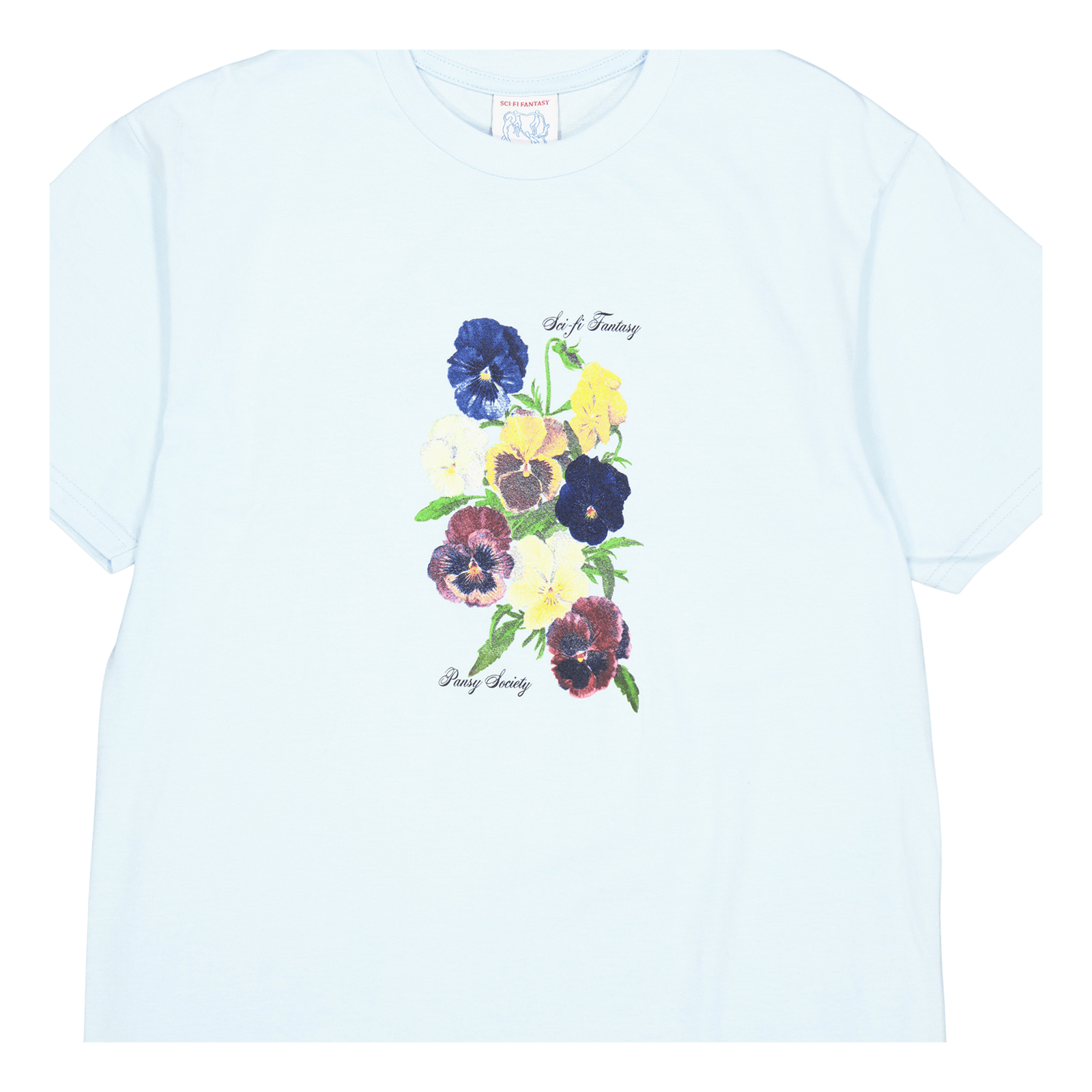 Pansy Society T-shirt Light Blue