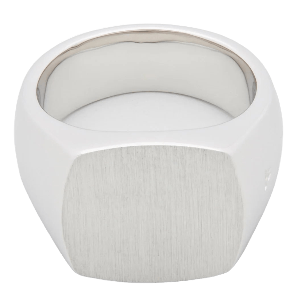 Cushion Satin 925 Sterling Silver