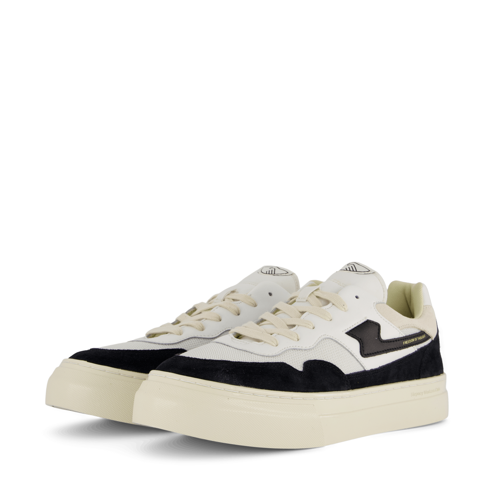 Pearl S-strike Suede Mix Wht/blk
