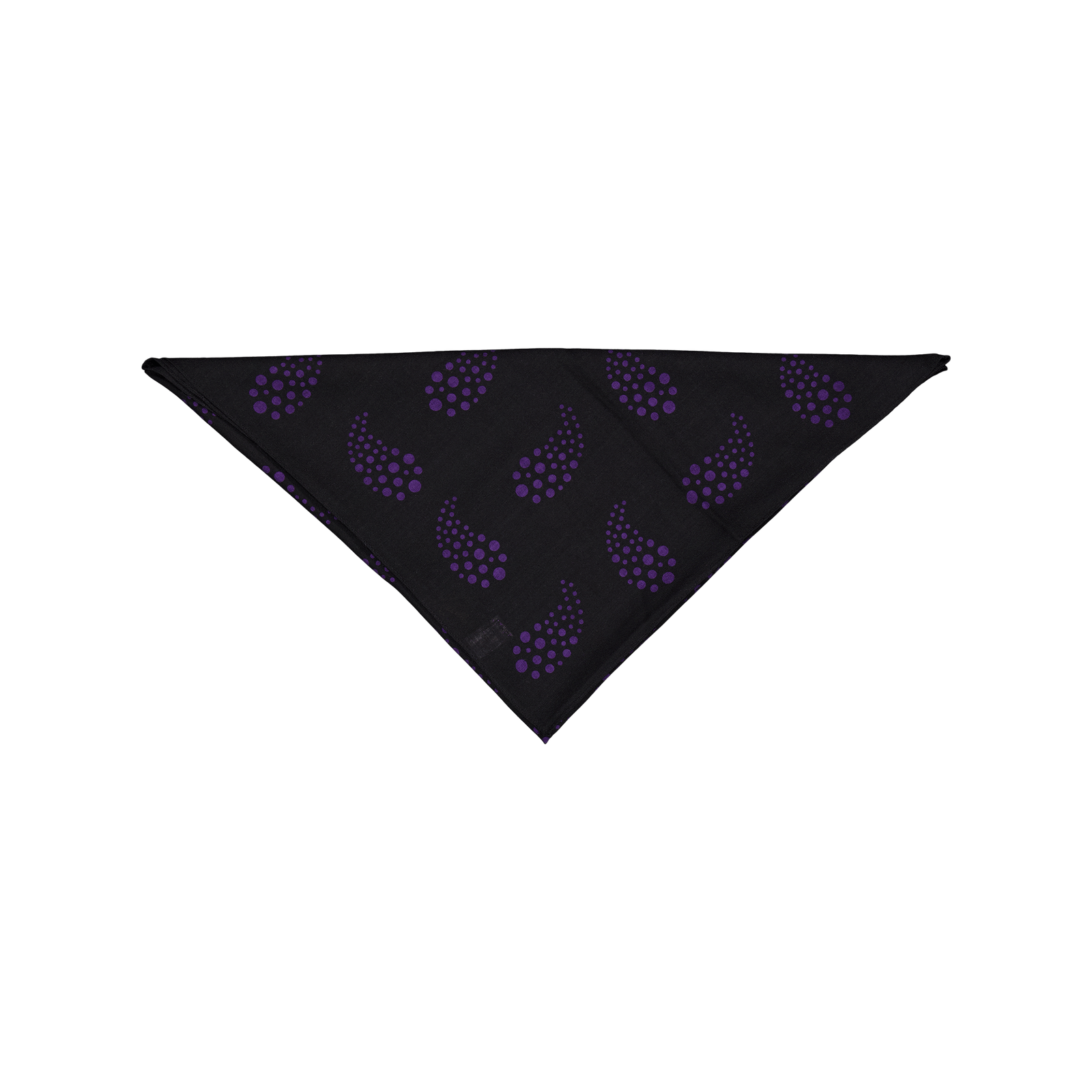 Scarf - W/s Twill / Paisley Pr C-black