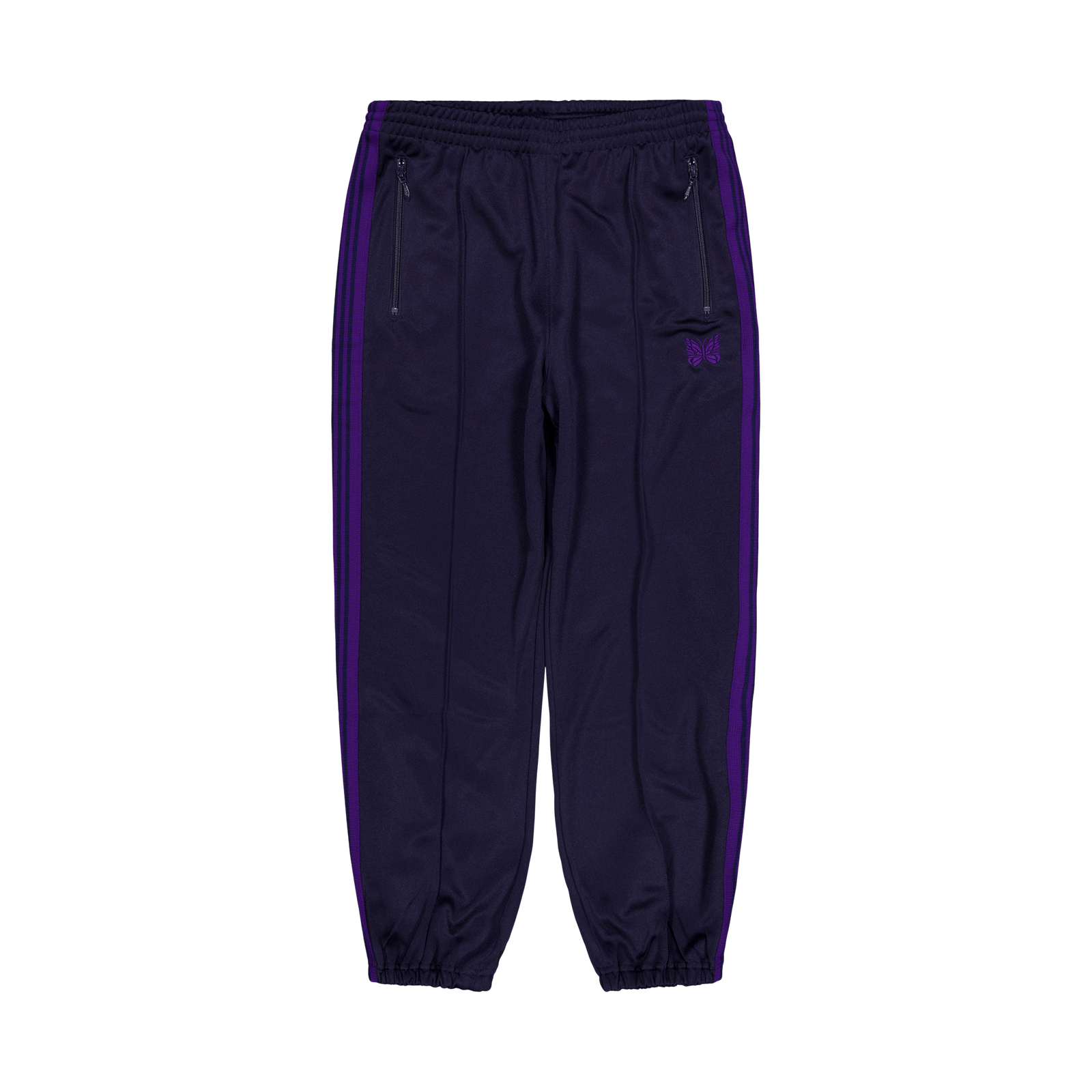 Zipped Track Pant - Poly Smoot C-navy