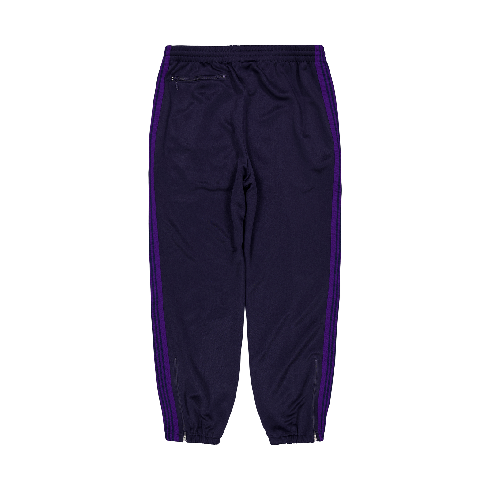 Zipped Track Pant - Poly Smoot C-navy