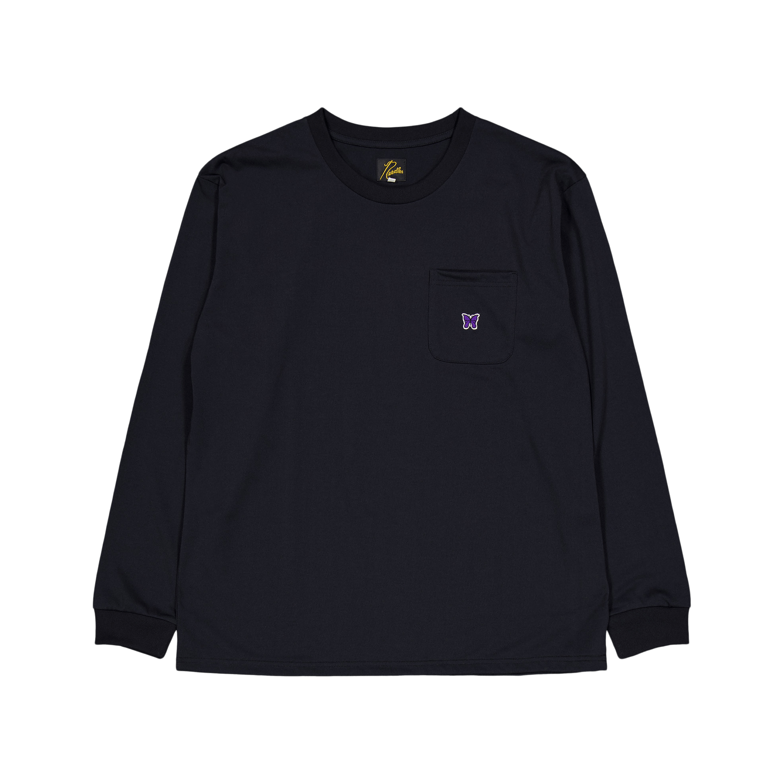 L/s Crew Neck Tee - Poly Jerse C-black