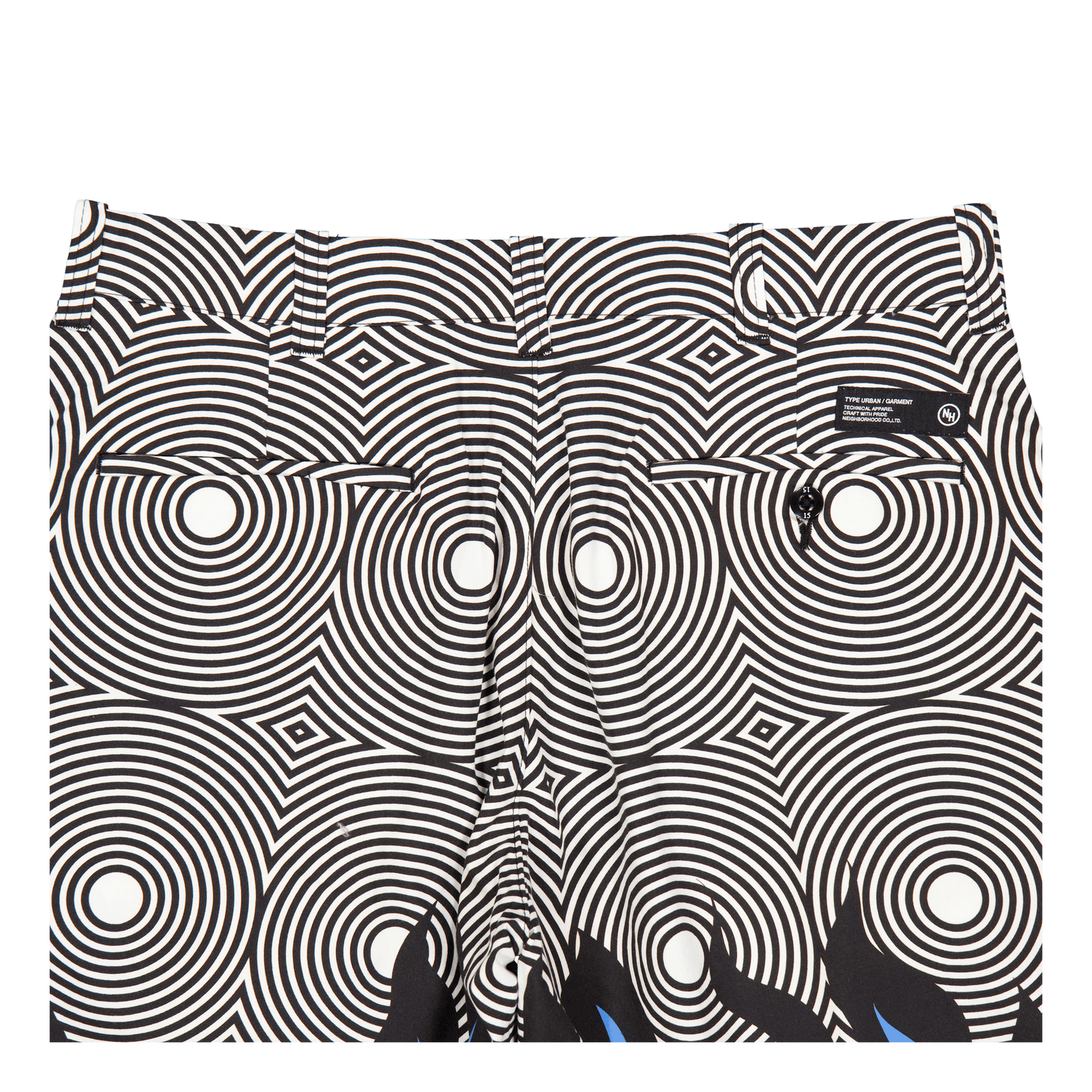 Nh X Dsc . Flamepattern Short Black