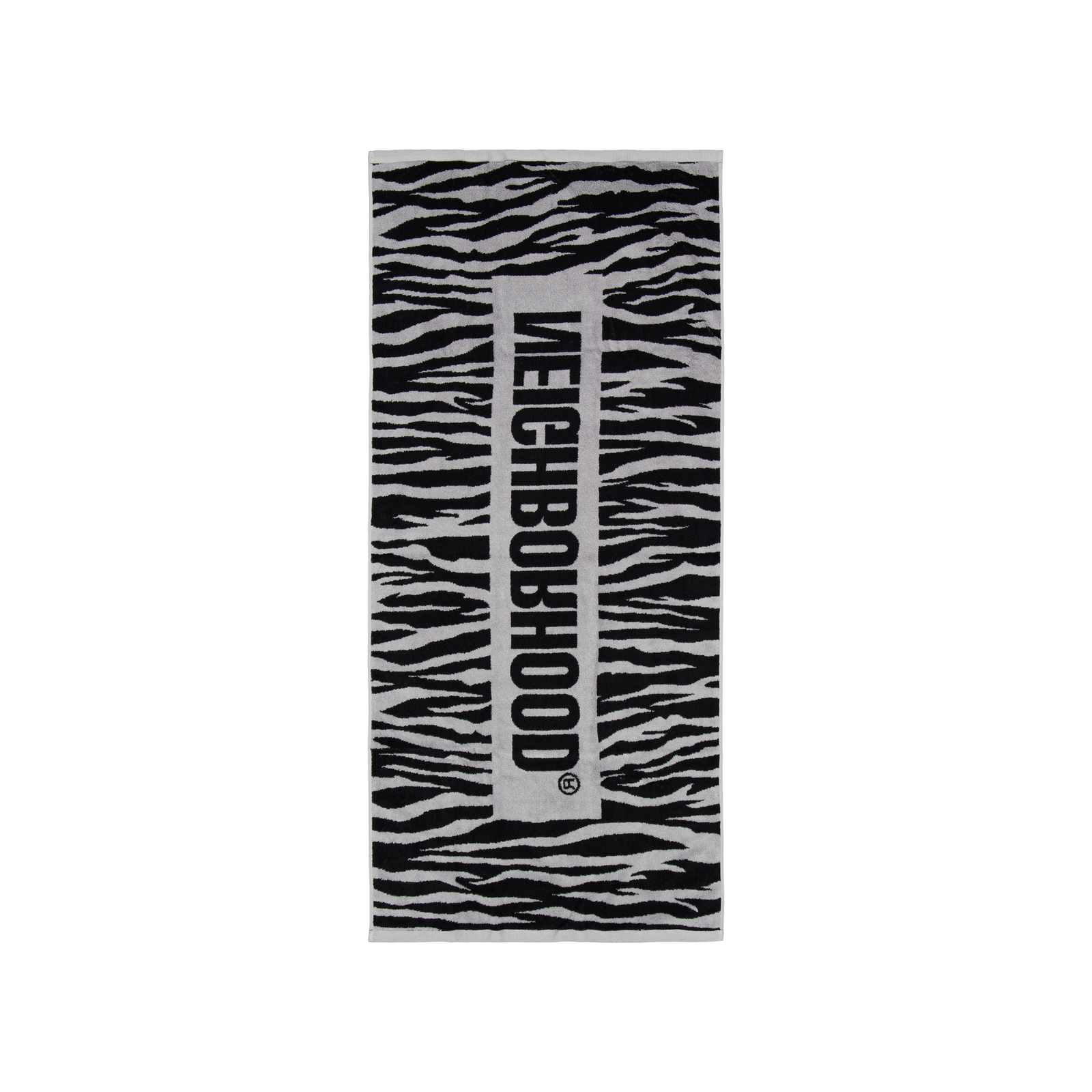 Tigerpattern Bath Towel Gray