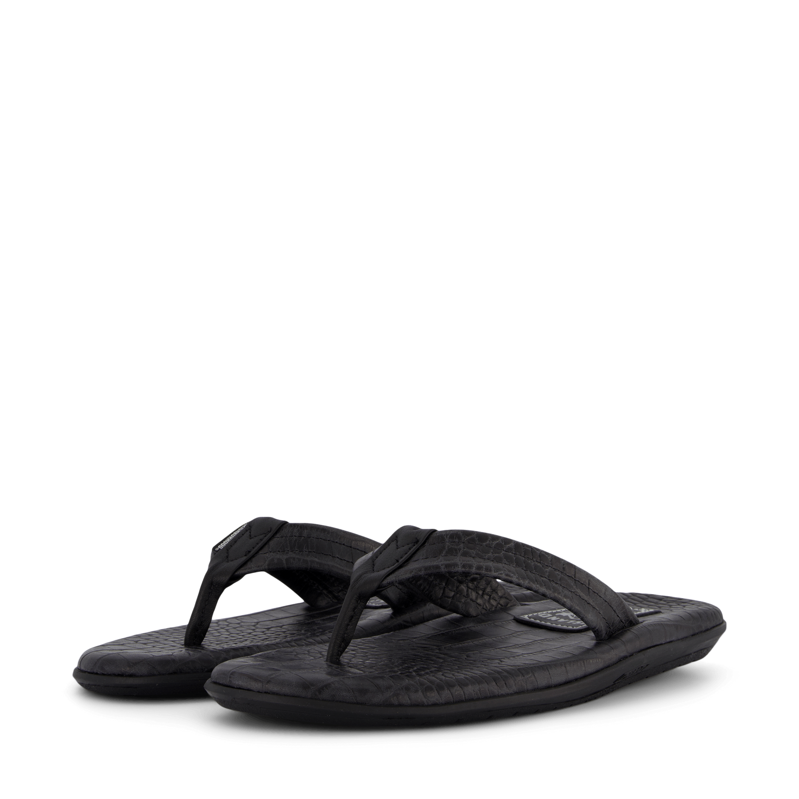 Nh X Island Slipper . Leather Black