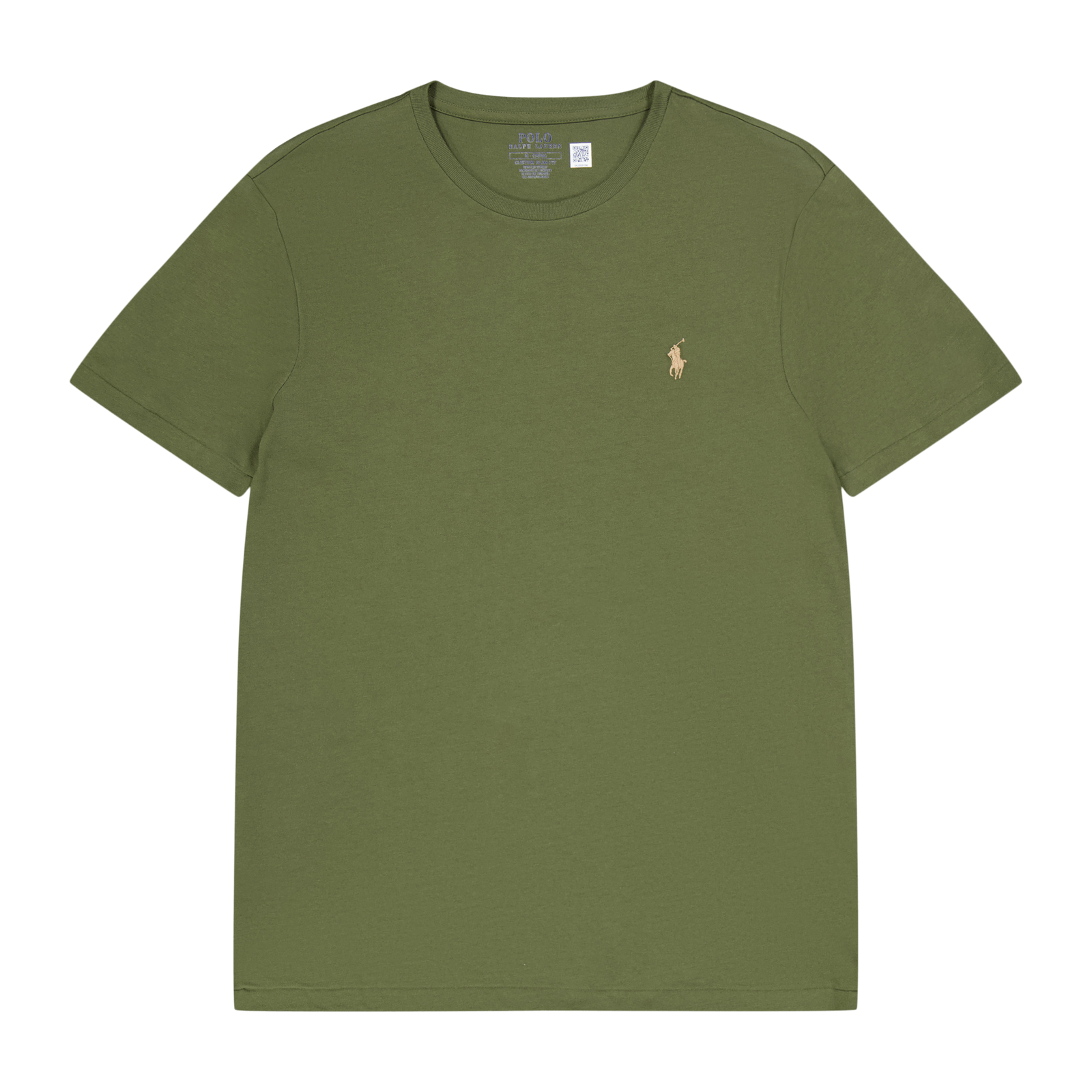 Custom Slim Fit Jersey Crewneck T-Shirt Dark Sage