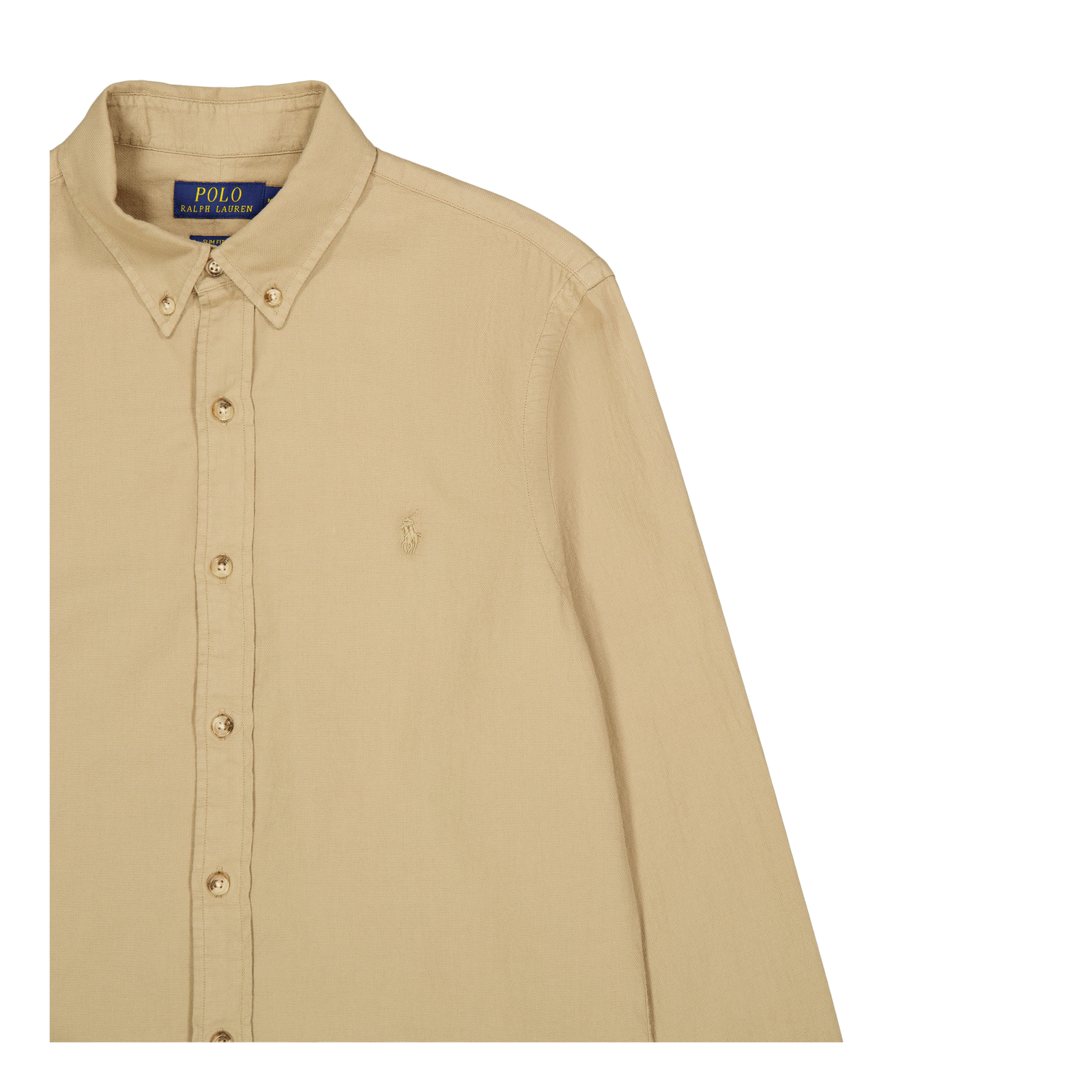 Slim Fit Dobby Shirt Surrey Tan