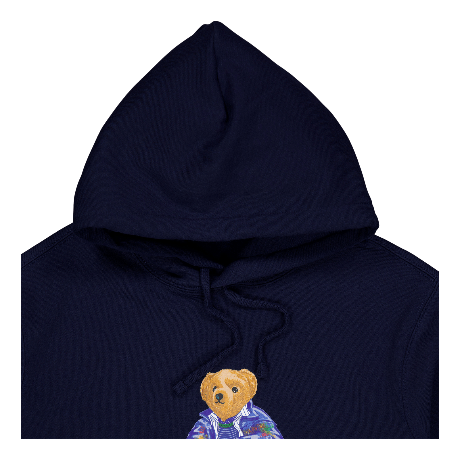 Polo Bear Fleece Hoodie Cruise Navy Paint Bear
