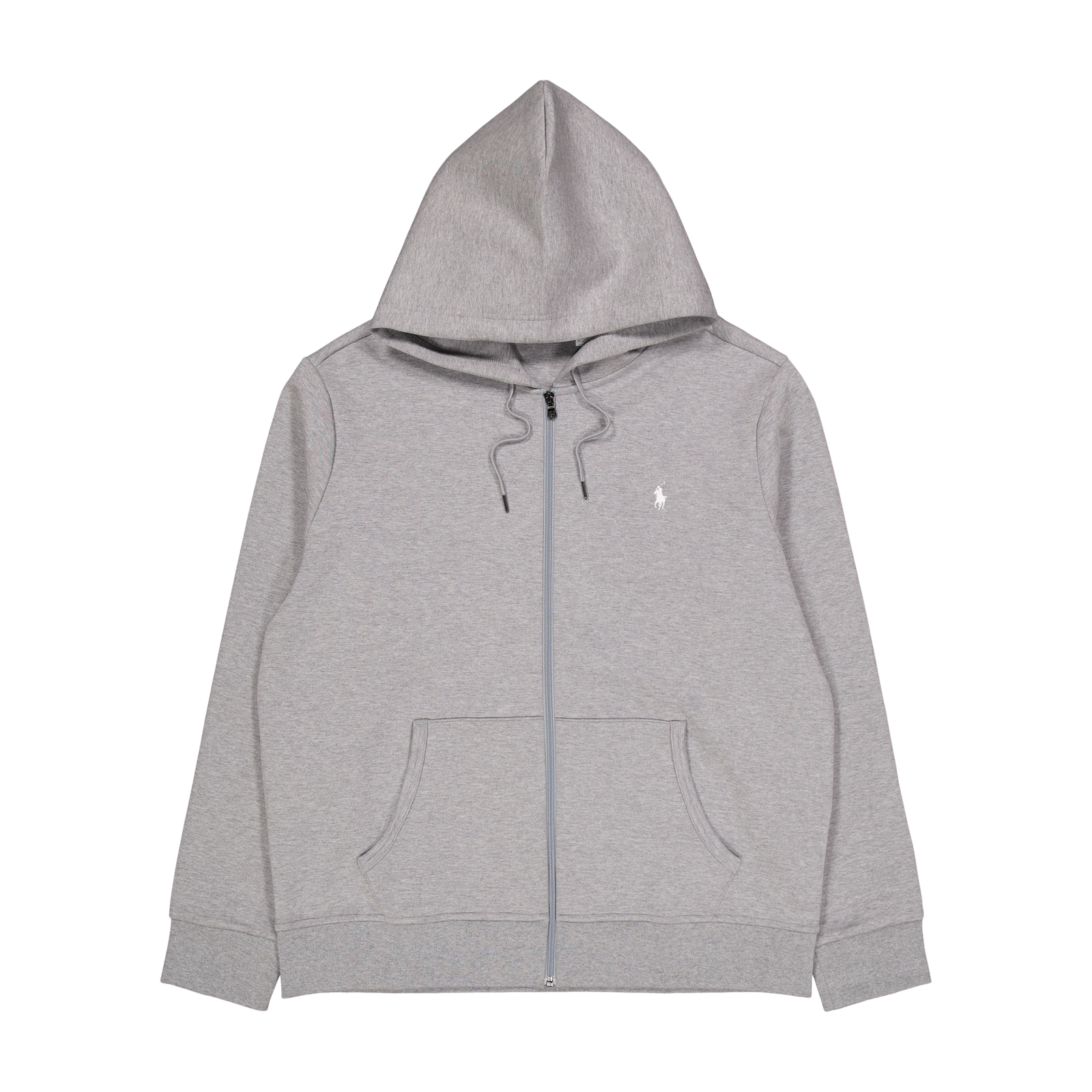 Double-Knit Full-Zip Hoodie Steel Heather