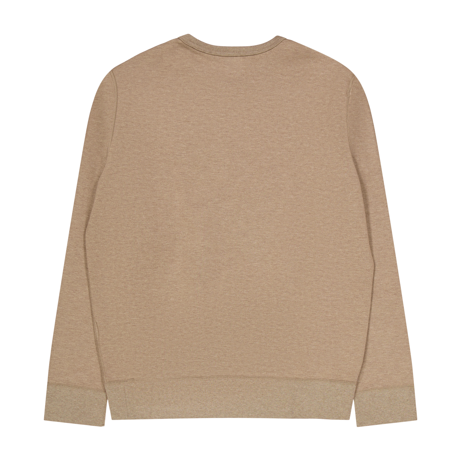 Marled Double-Knit Sweatshirt Dark Taupe Heather