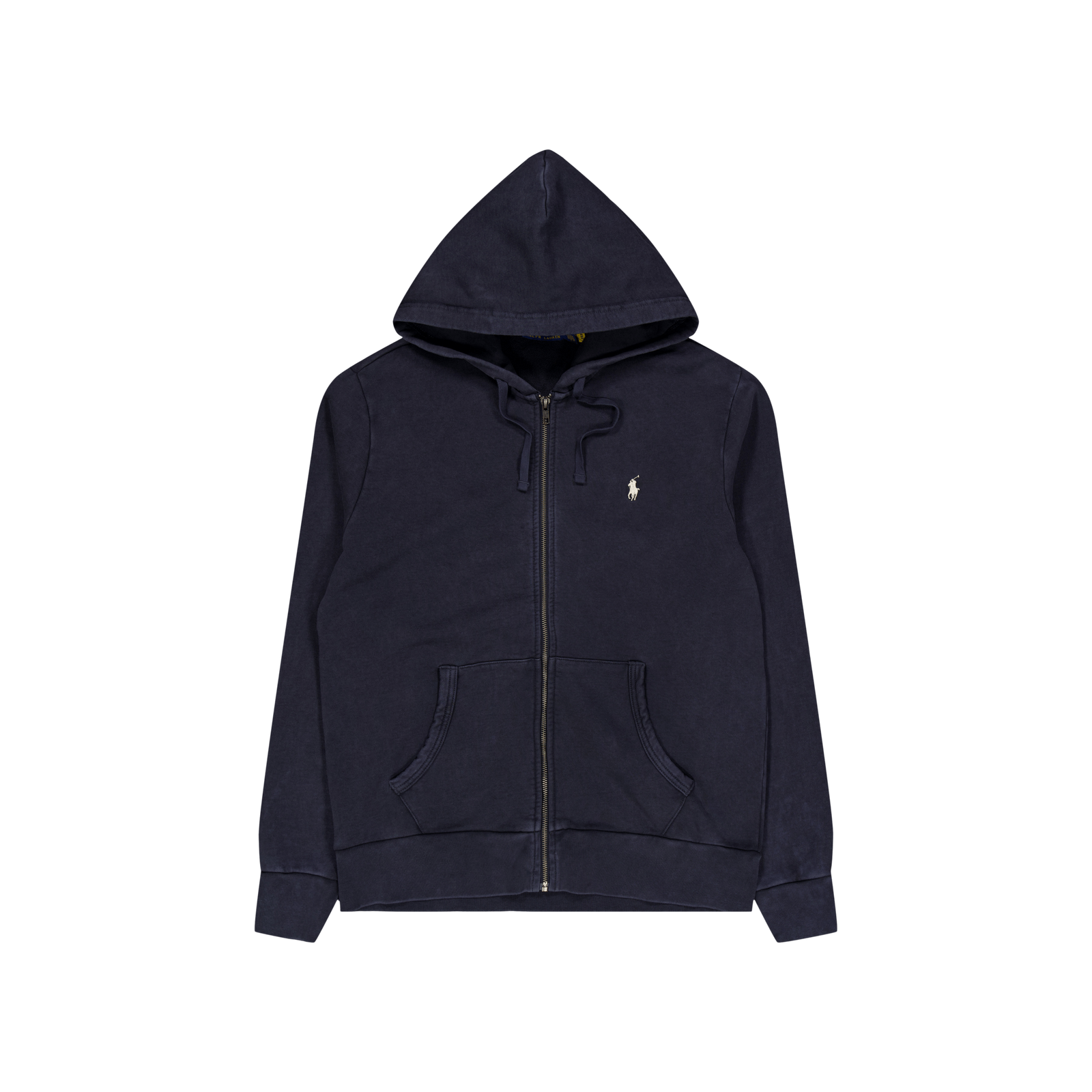 Loopback Terry Full-Zip Hoodie Faded Black Canvas