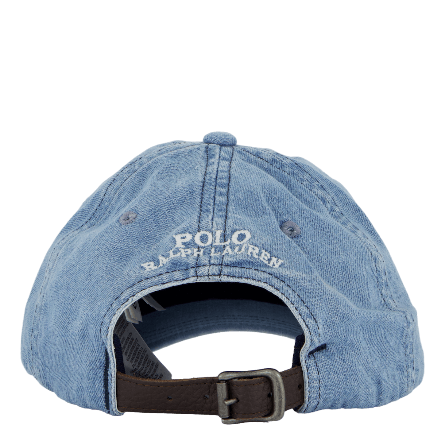 Polo Bear Denim Ball Cap Light Wash Denim