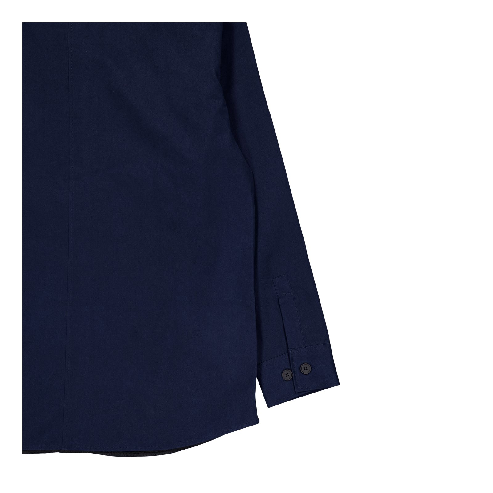 Overshirt With Tonal Fox Head Ink Blue