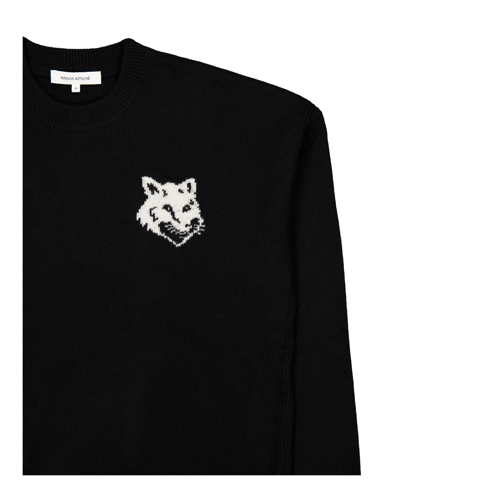 Fox Head Intarsia Comfort Jump Black