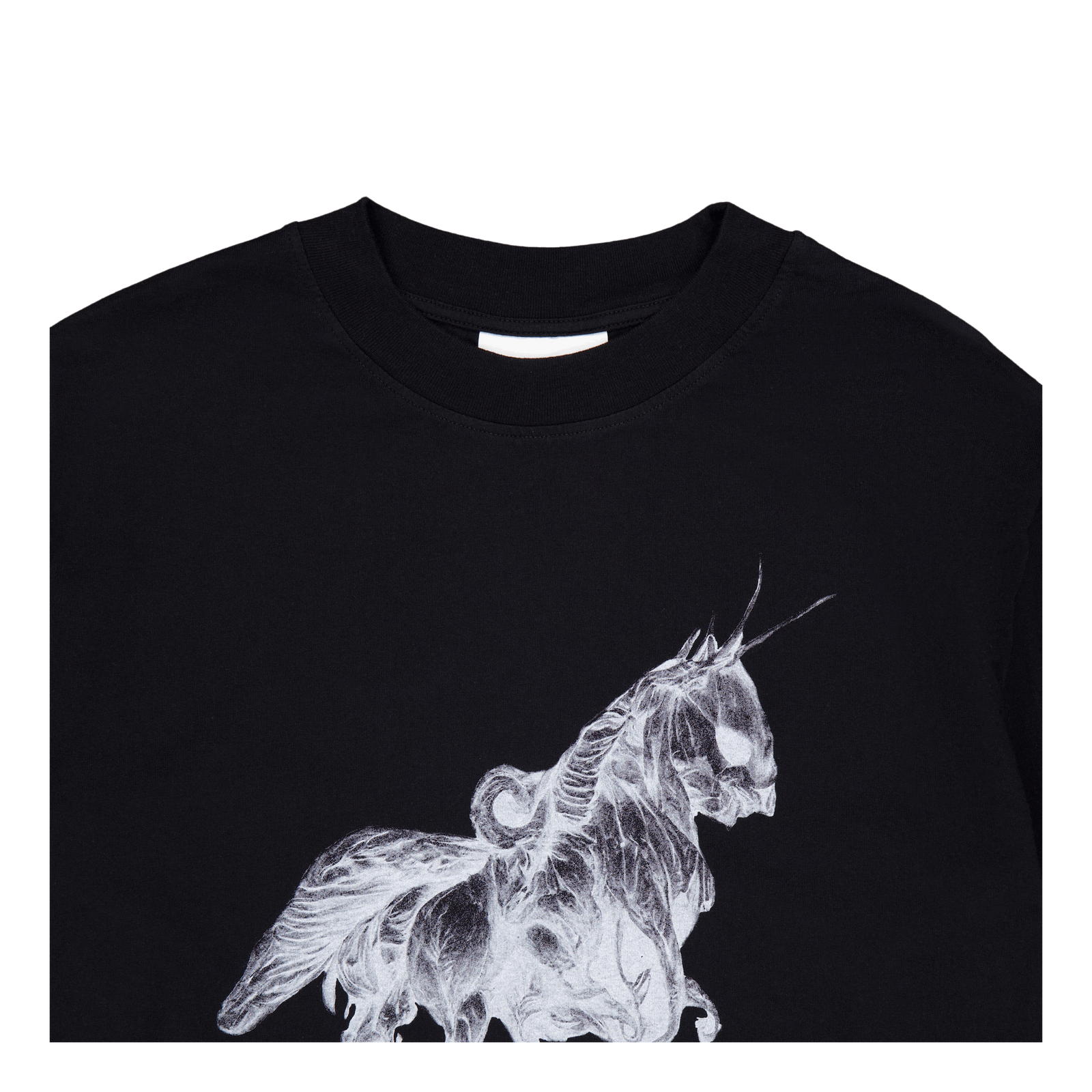 Unicorn Boxy Tee L/s Black