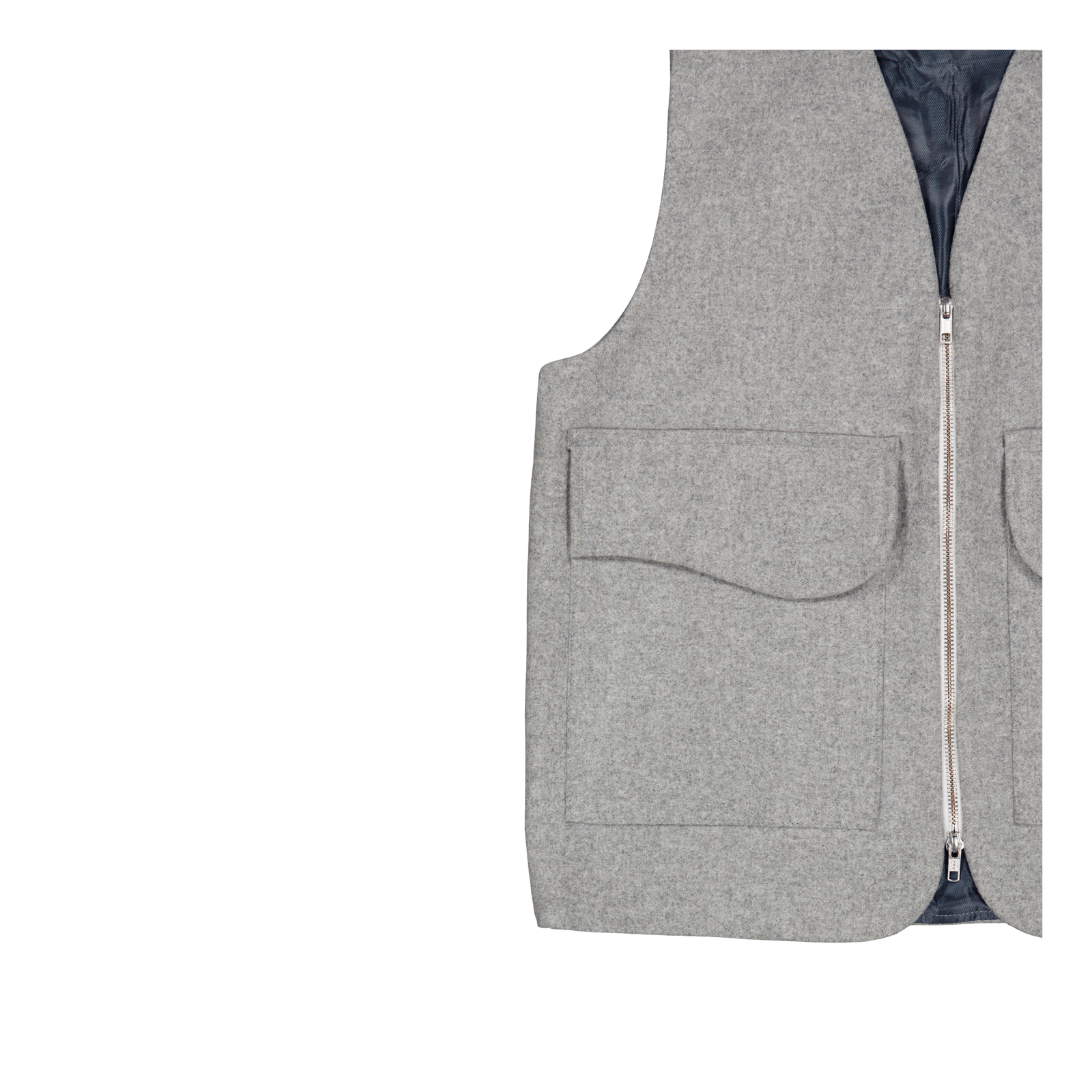 Jakt - Wool Blend Vest Grey