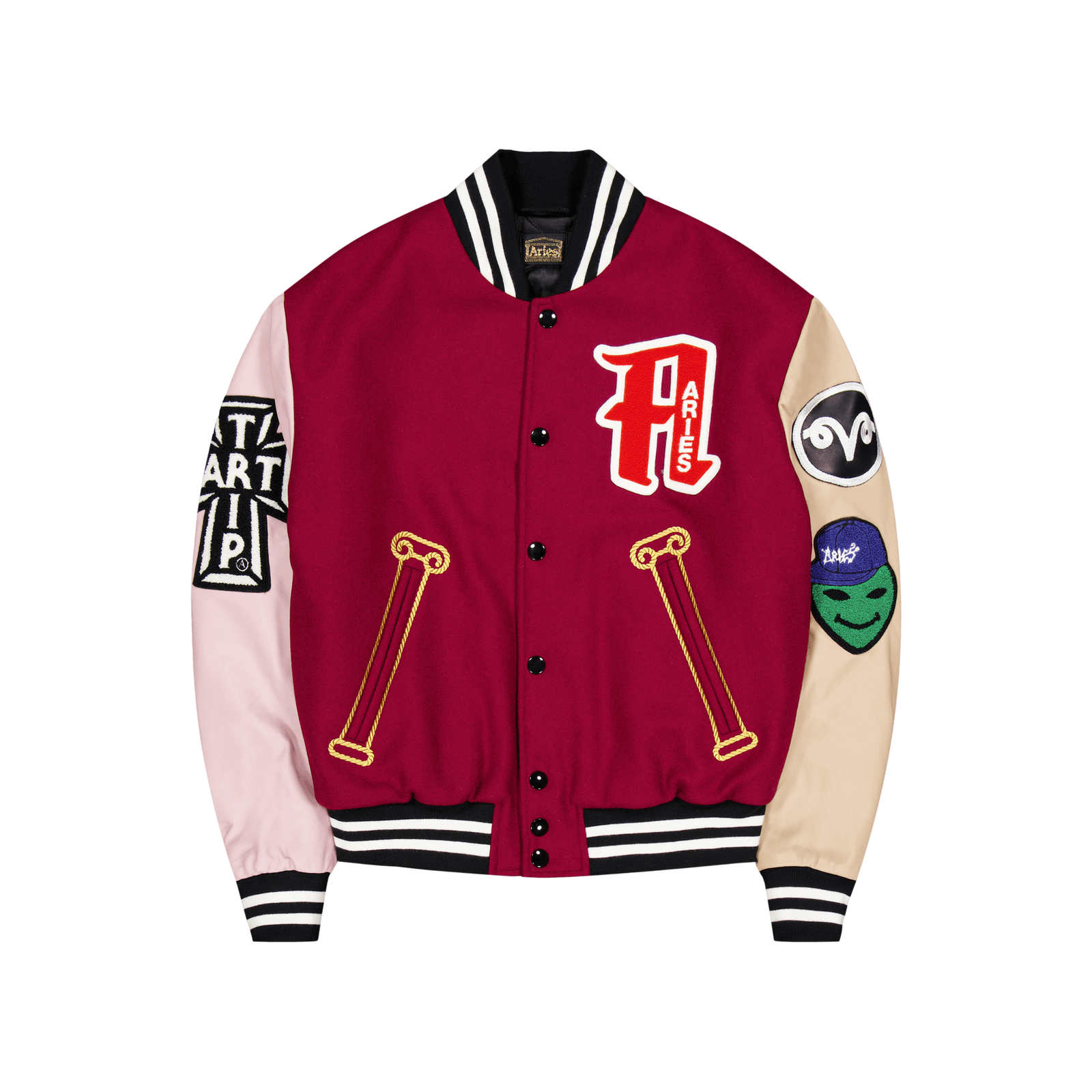 Varsity Jacket Burgundy