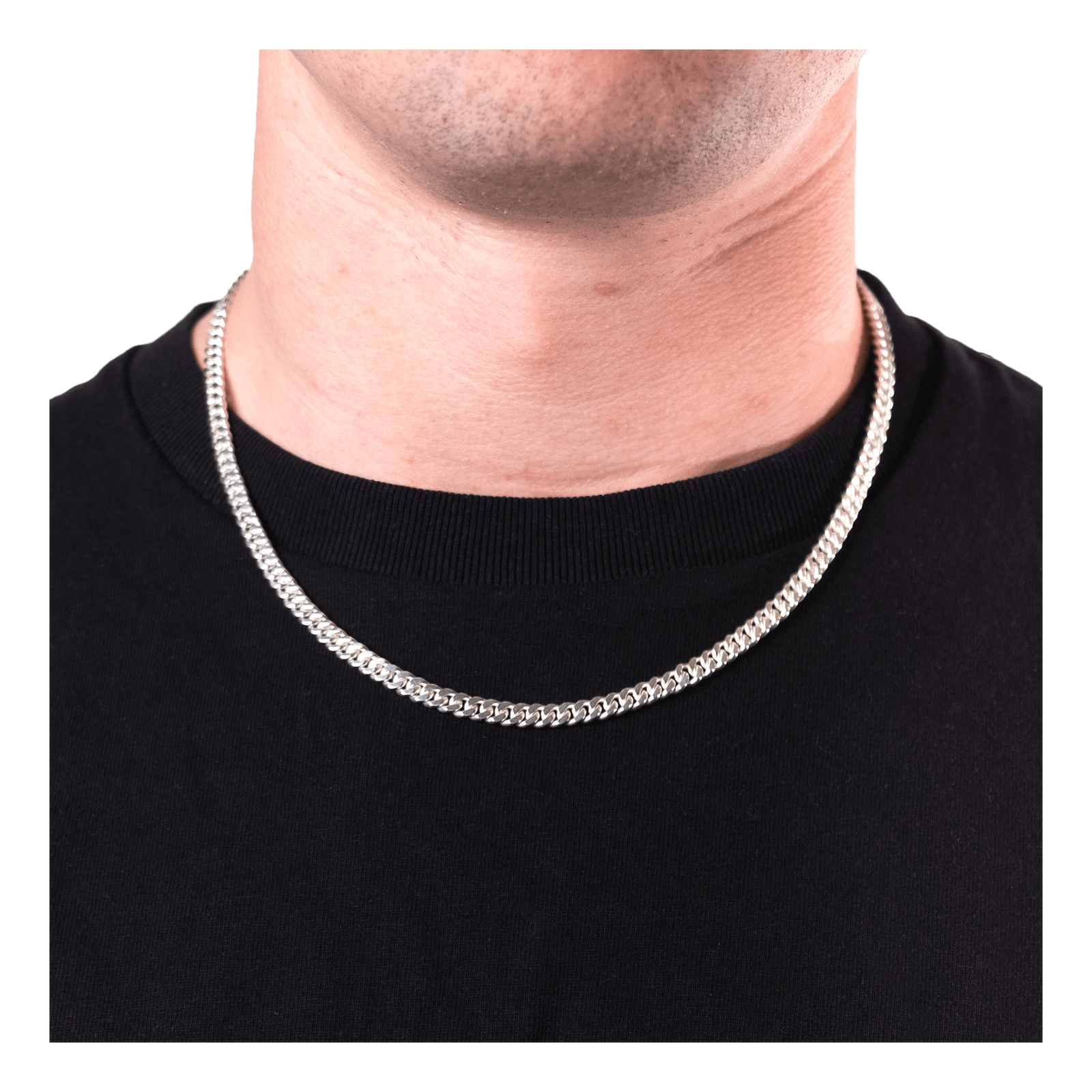 Cuban Link Chain 5mm Silver 925