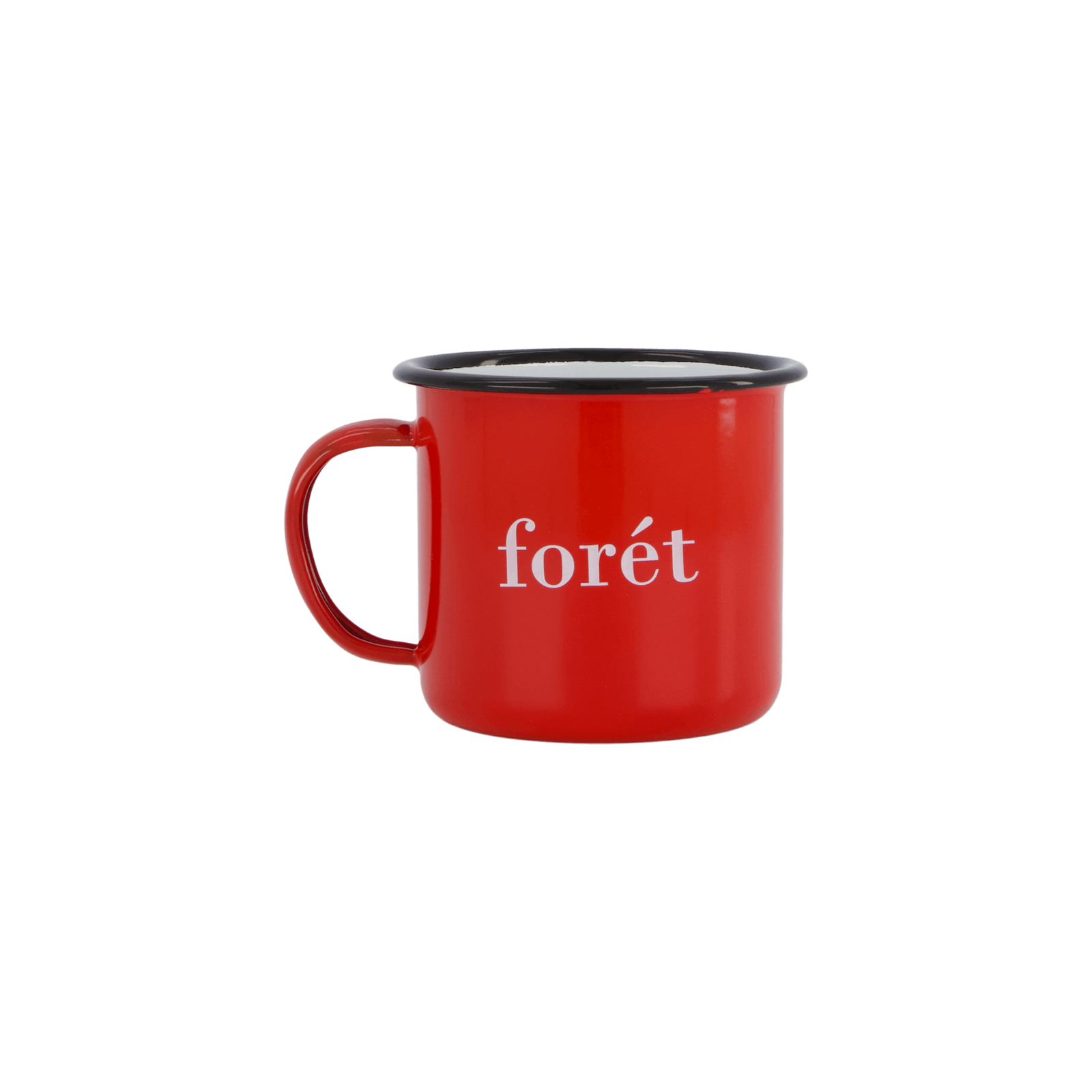 Bean Enamel Mug Red