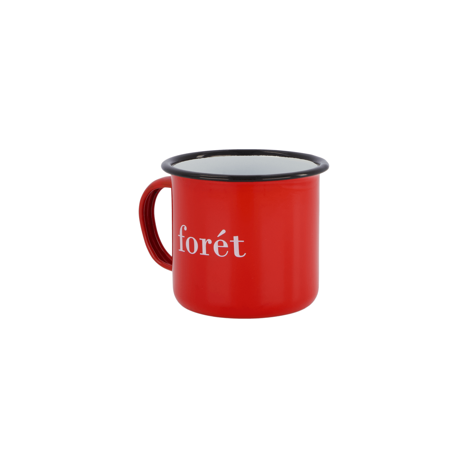 Bean Enamel Mug Red