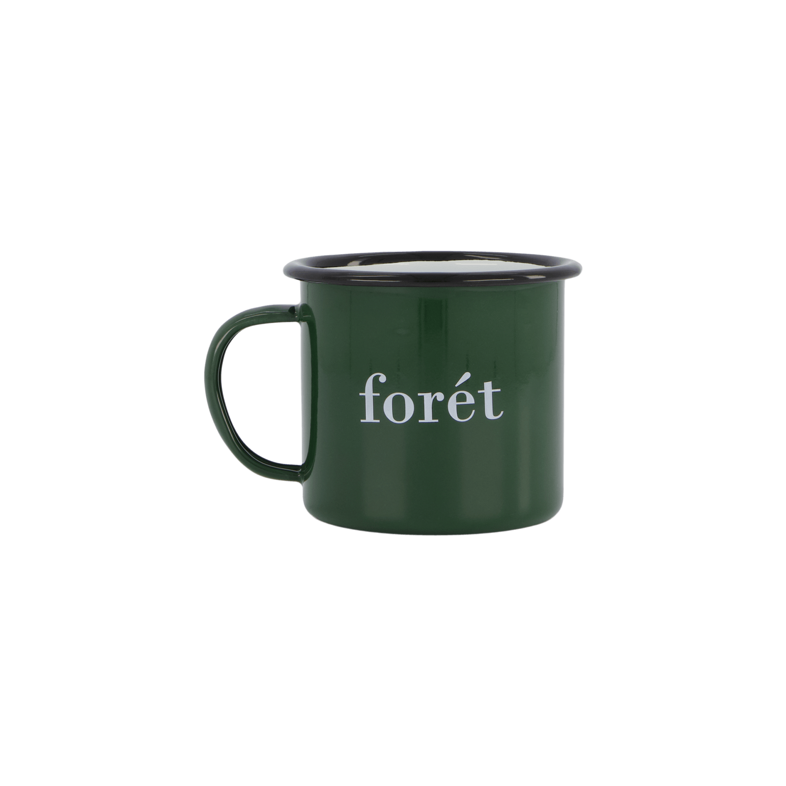 Bean Enamel Mug Darkgreen