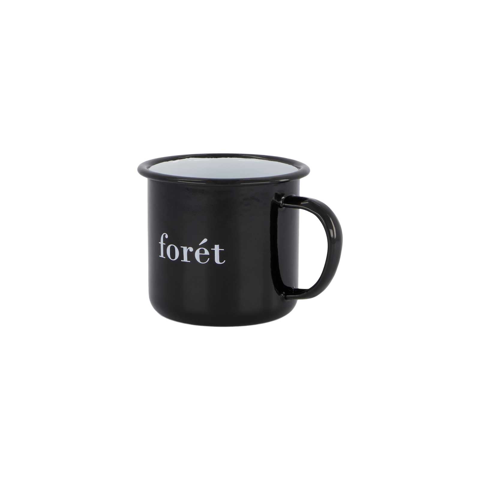 Bean Enamel Mug Black