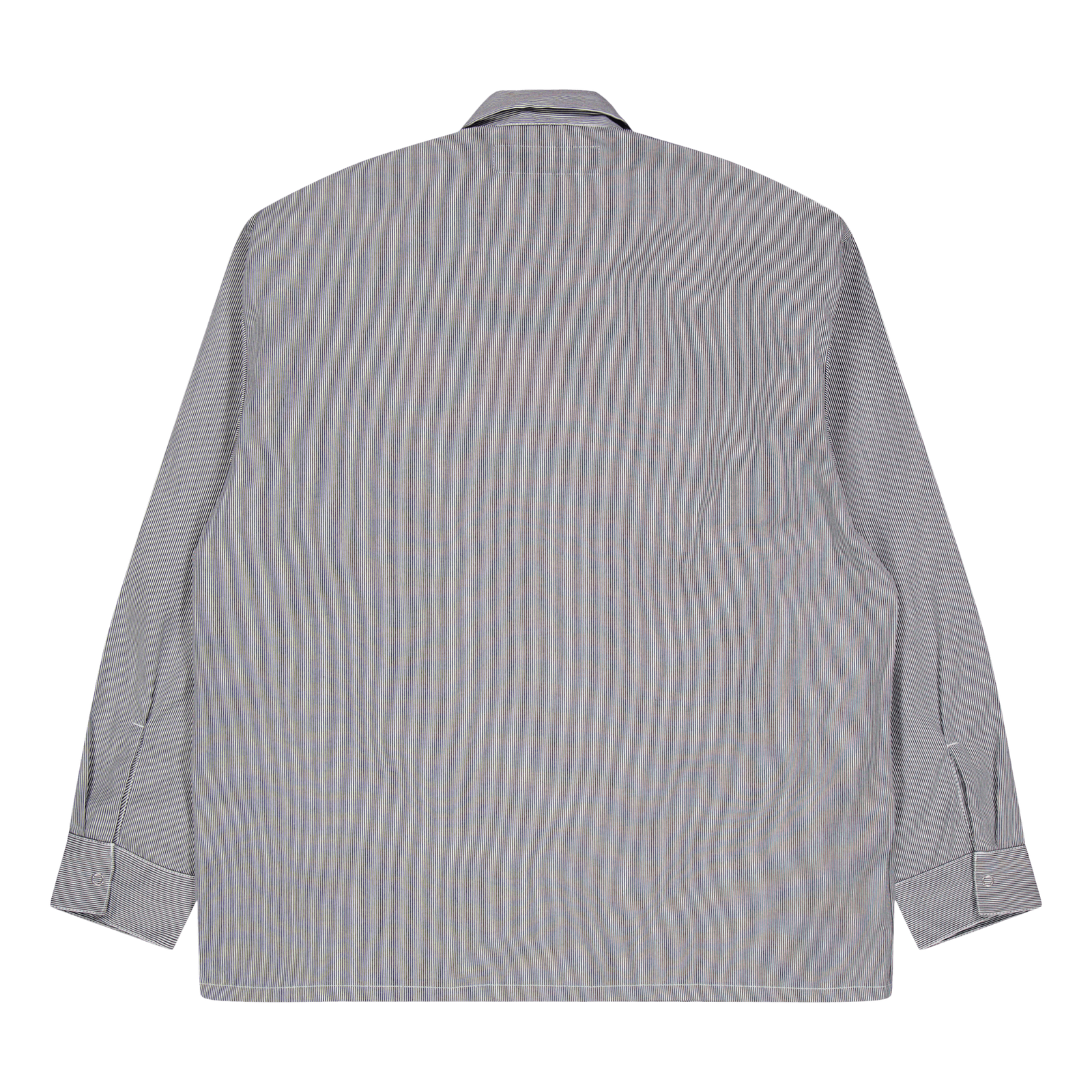 Stripe Work Shirt Ls Black