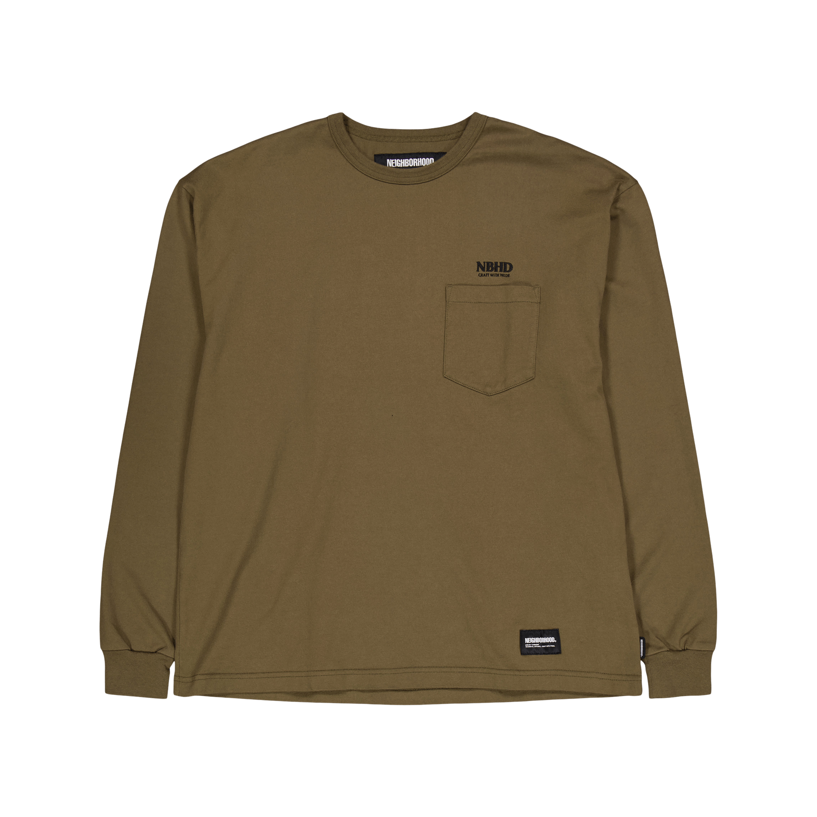 Classic-p Crewneck Ls Olive Drab