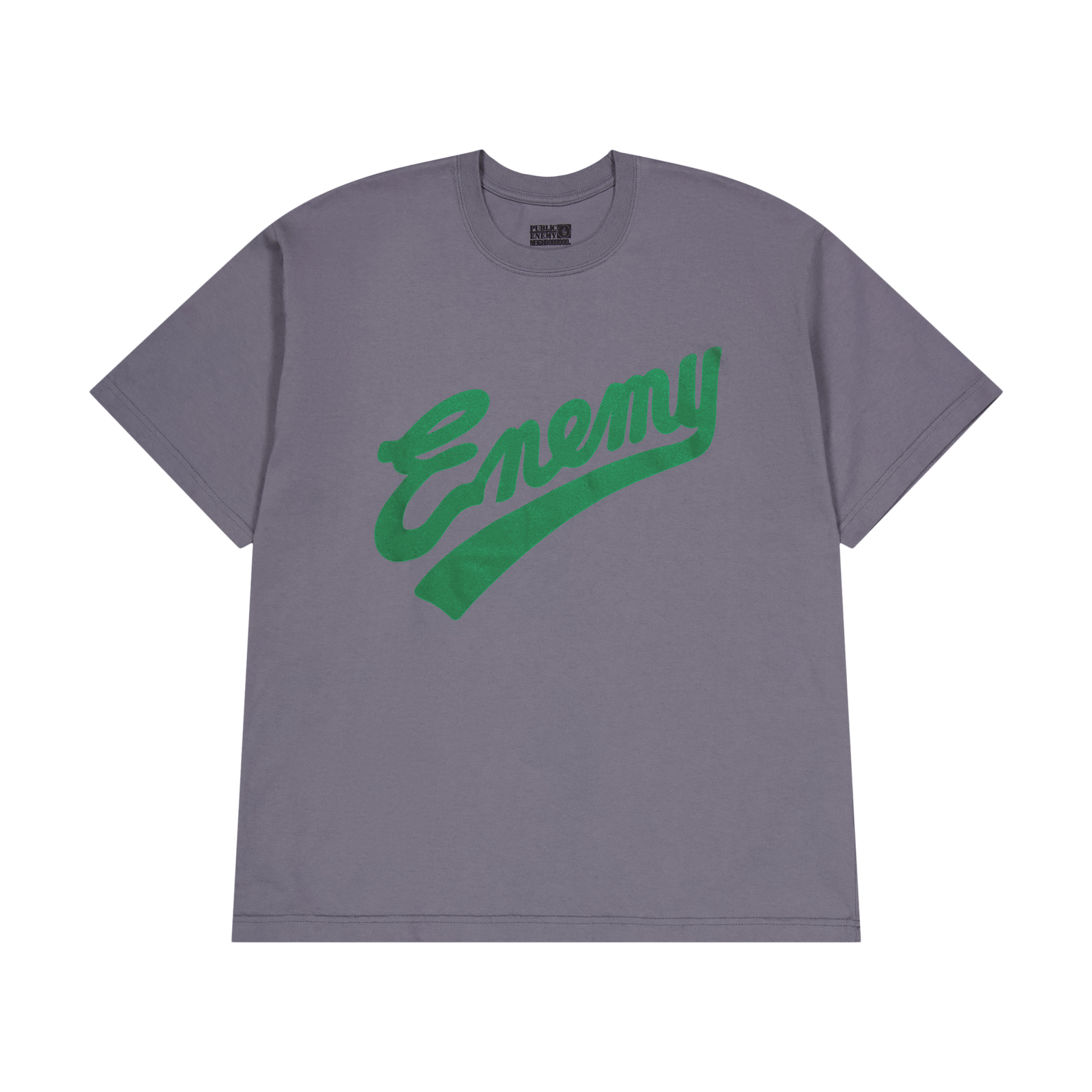 Nh X Public Enemy . Tee Ss-1 Gray